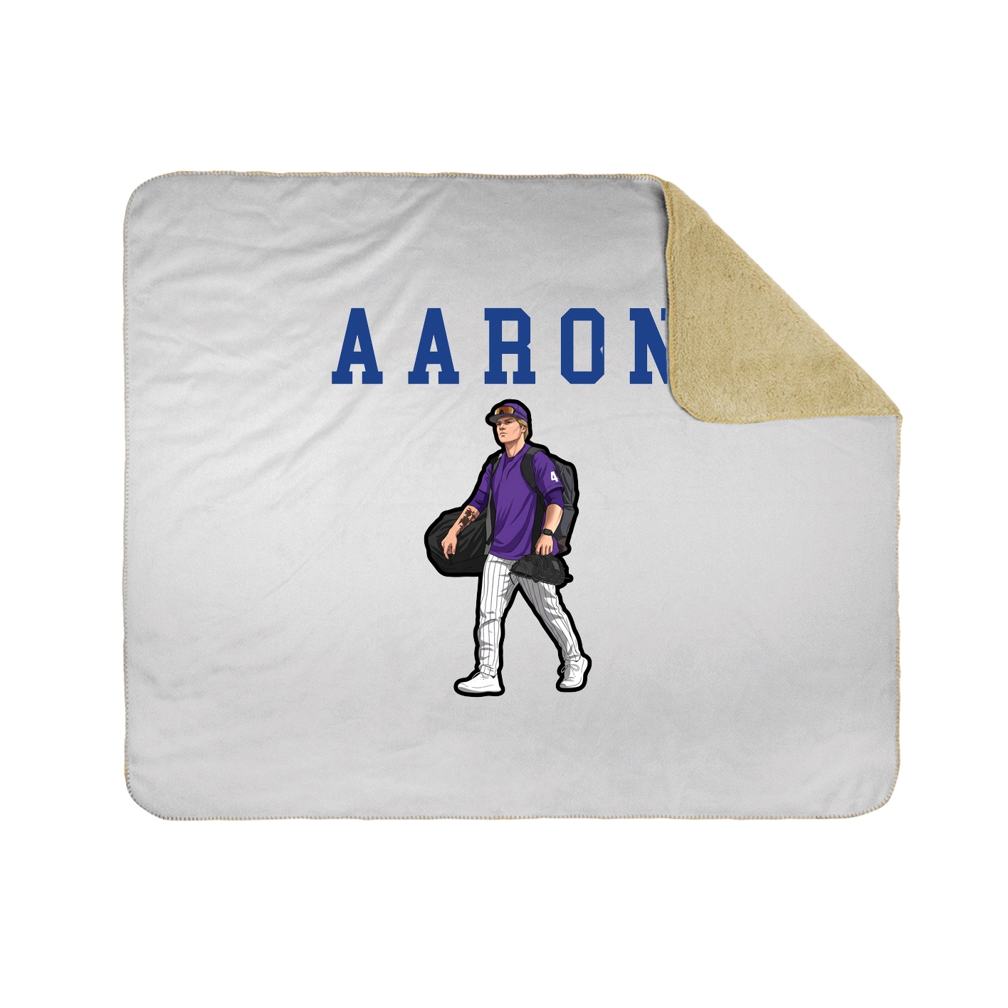 Throw Blanket — Shirsey in White