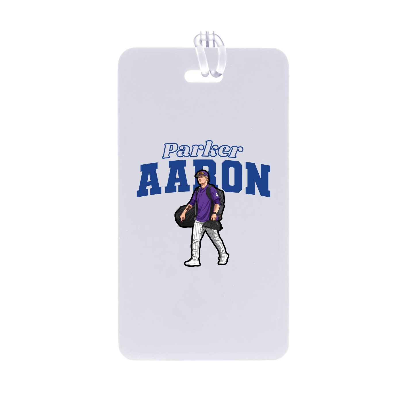 Bag Tag — Name Arch in Classic