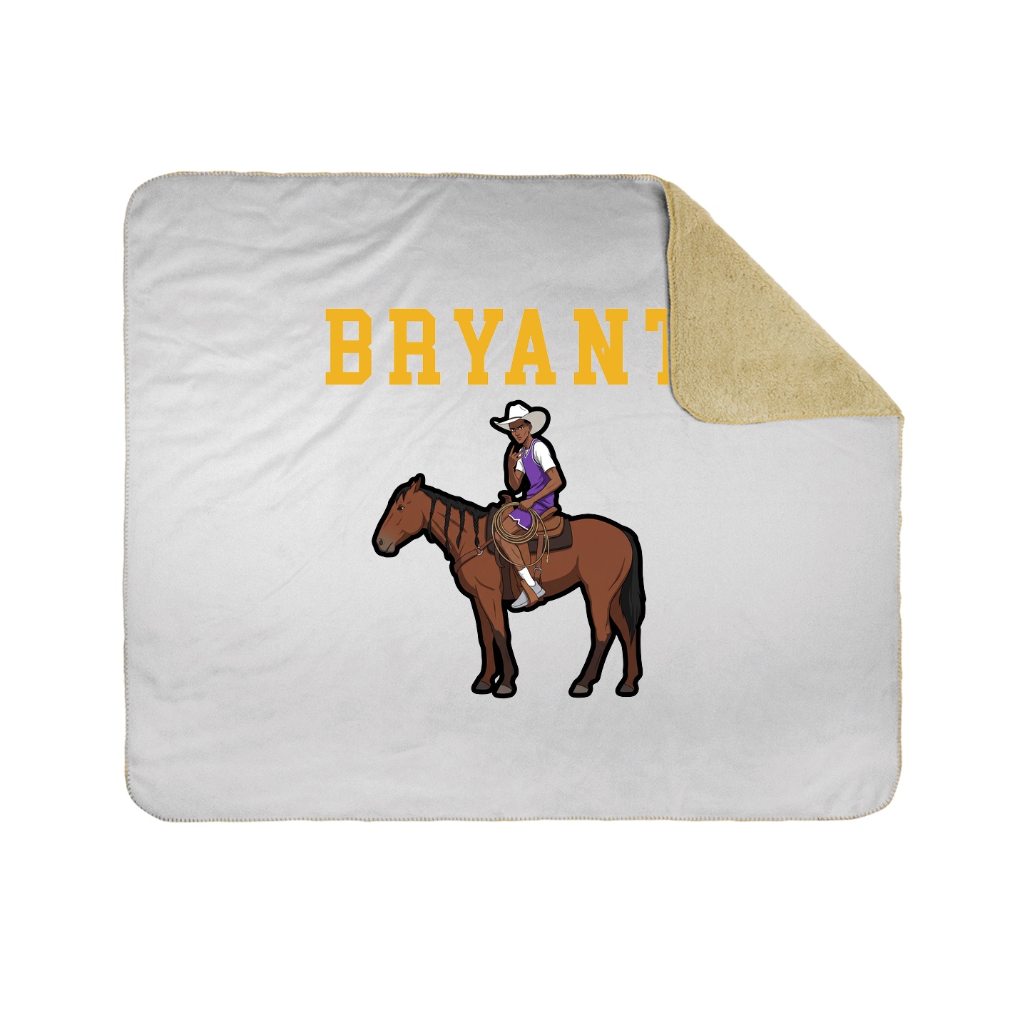 Throw Blanket — Shirsey in White