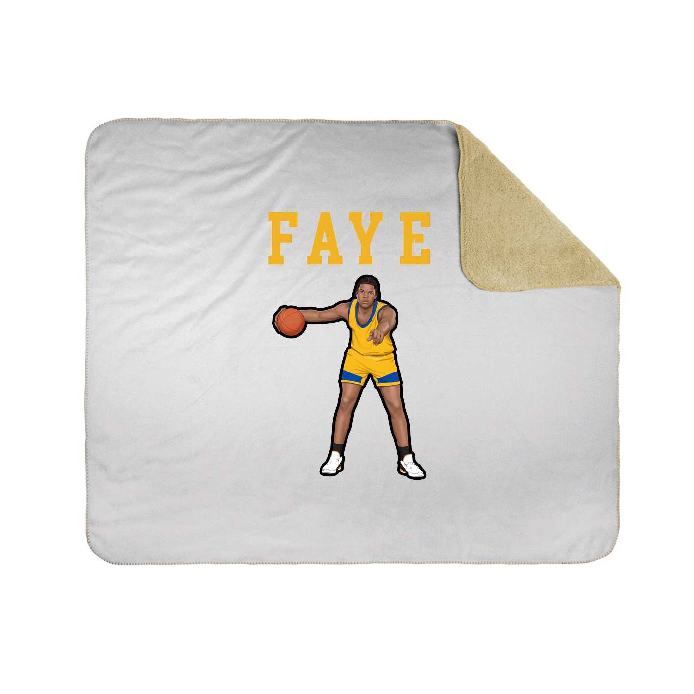 Throw Blanket — Shirsey in White