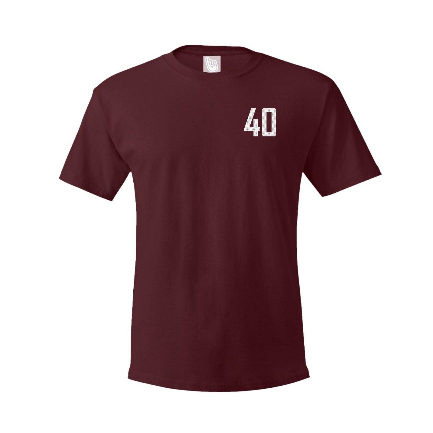 Youth Tee — Front Shirsy in Maroon
