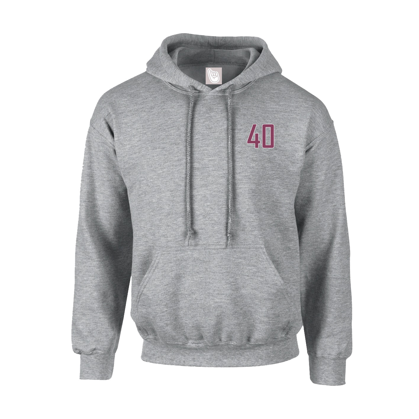 Hoodie — Front Shirsy in Grey