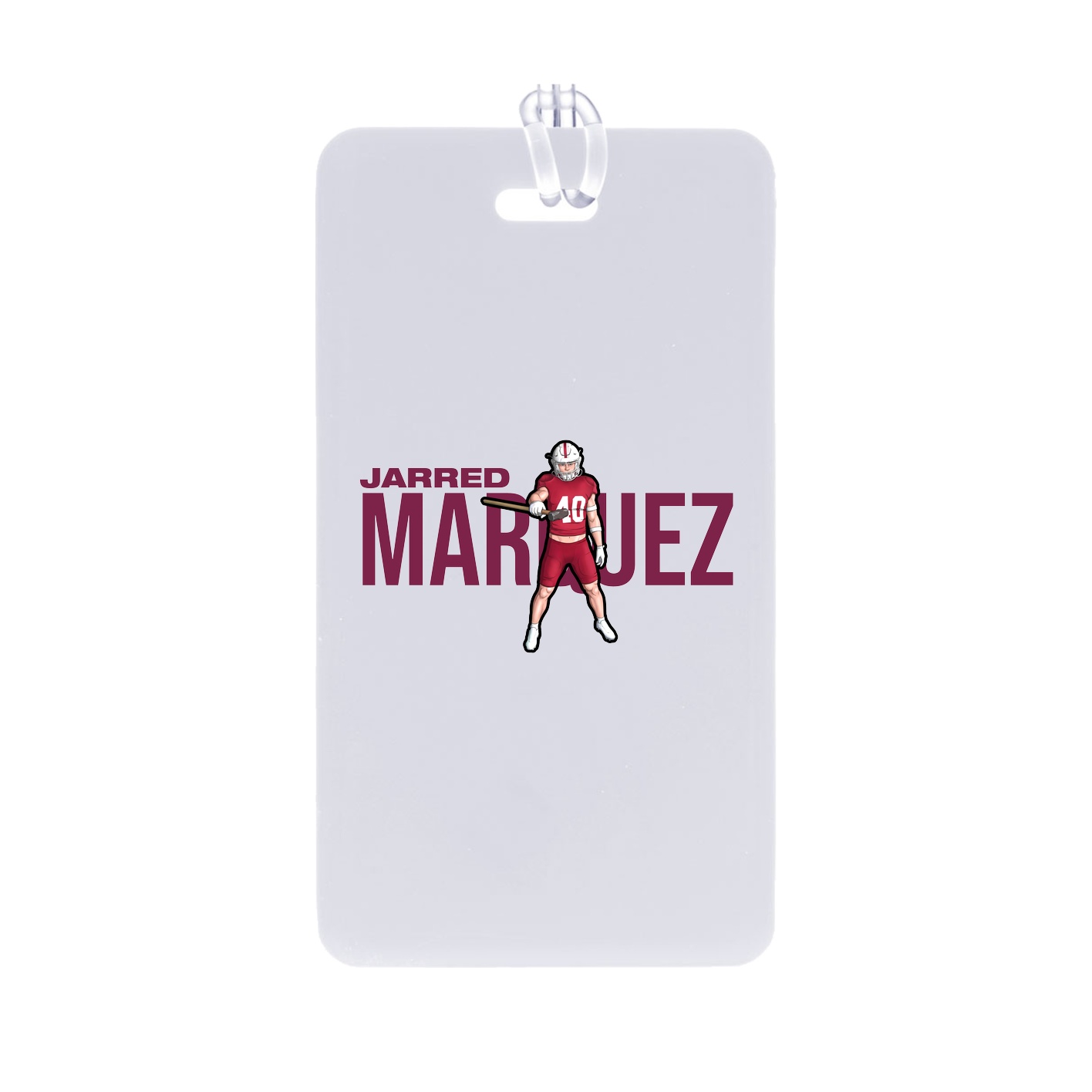 Bag Tag — Player Name in Classic
