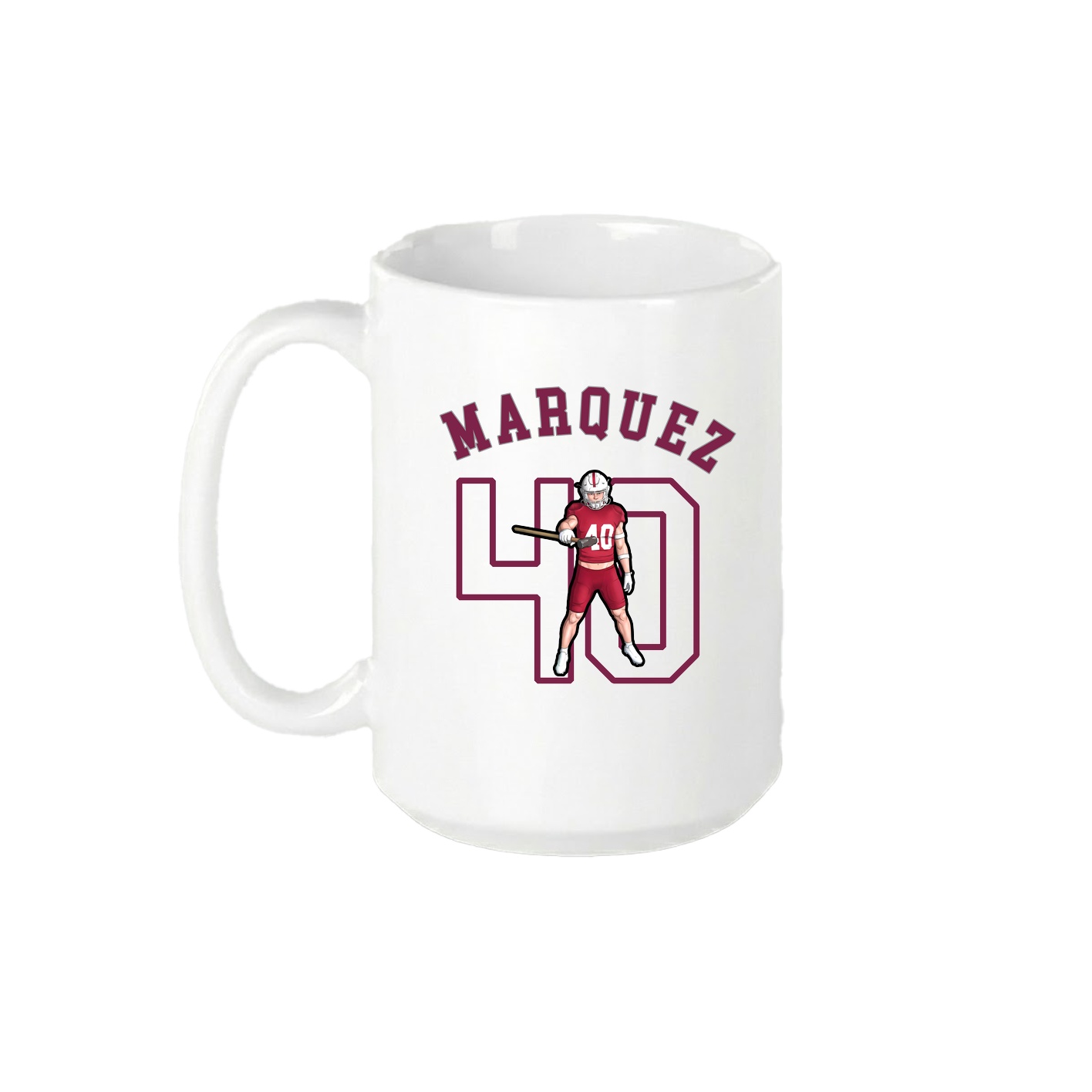 15oz Coffee Mug — Shirsey Arch in White