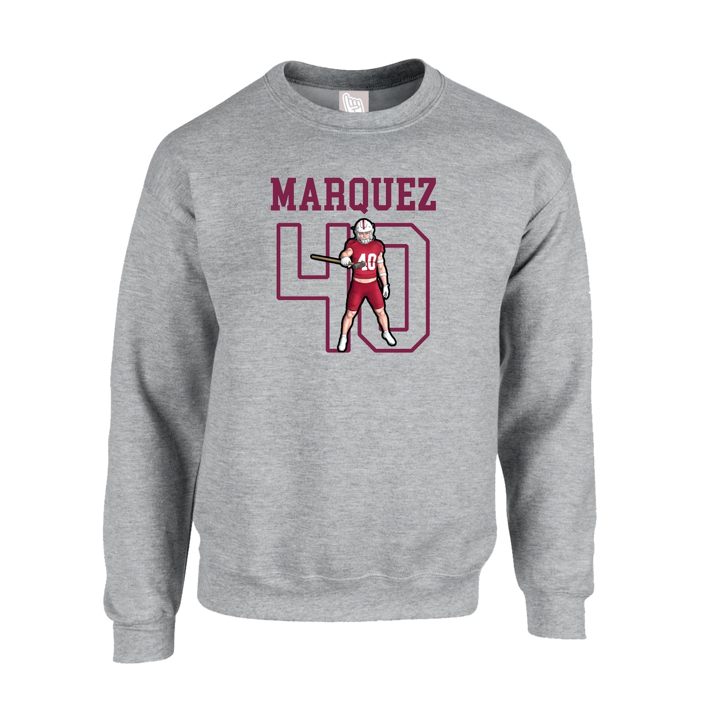 Fleece Crew — Shirsey in Grey