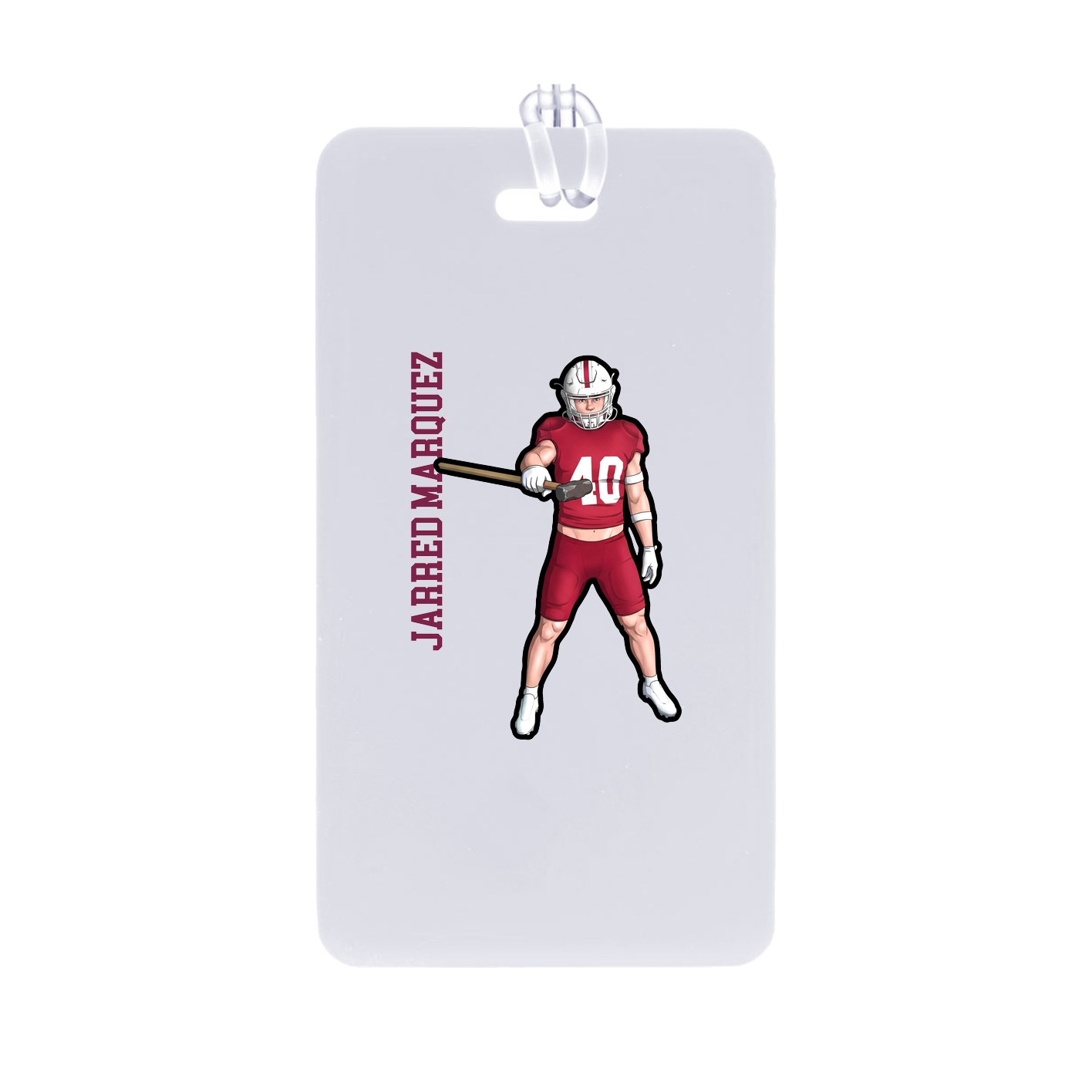 Bag Tag — Name Vertical in Classic