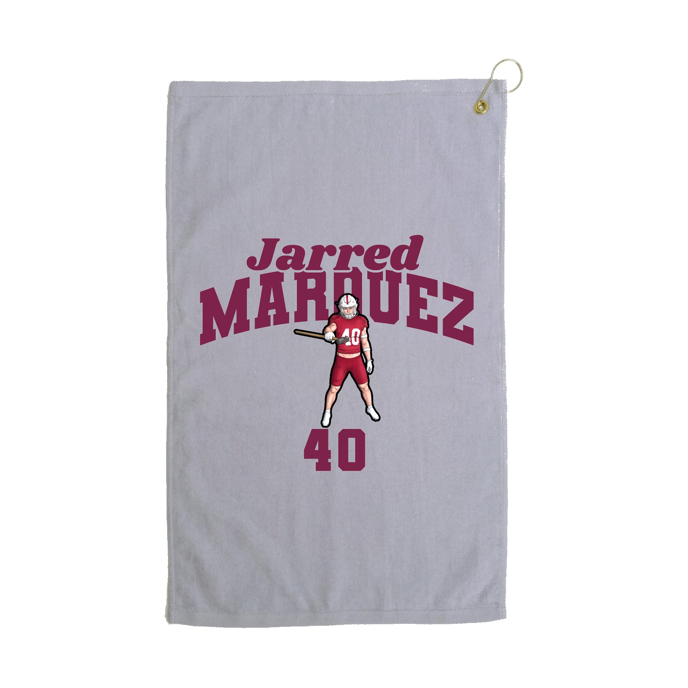 Golf Towel — Signature Arch in Grey