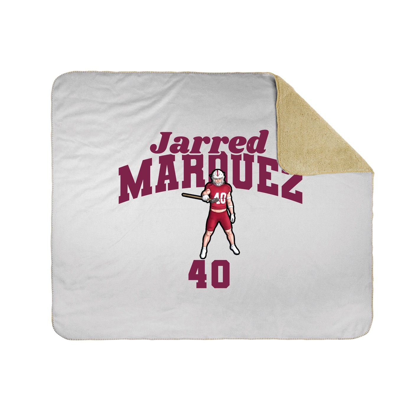 Throw Blanket — Signature Arch in White