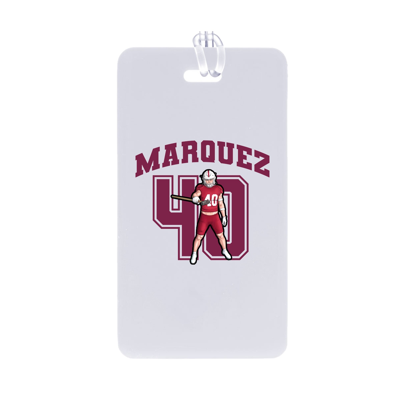 Bag Tag — Number in Classic