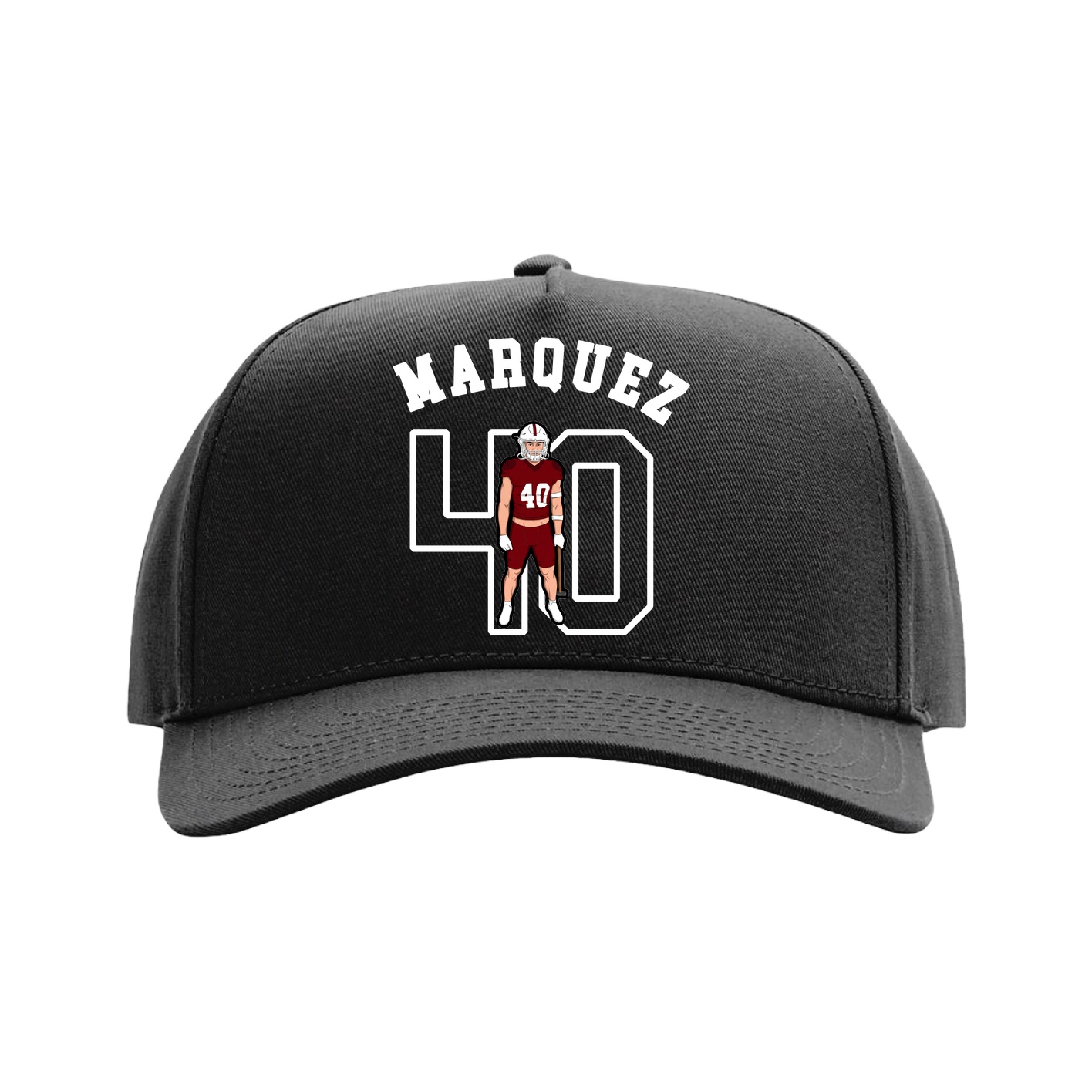 Full Fabric Five-Panel Champ Cap