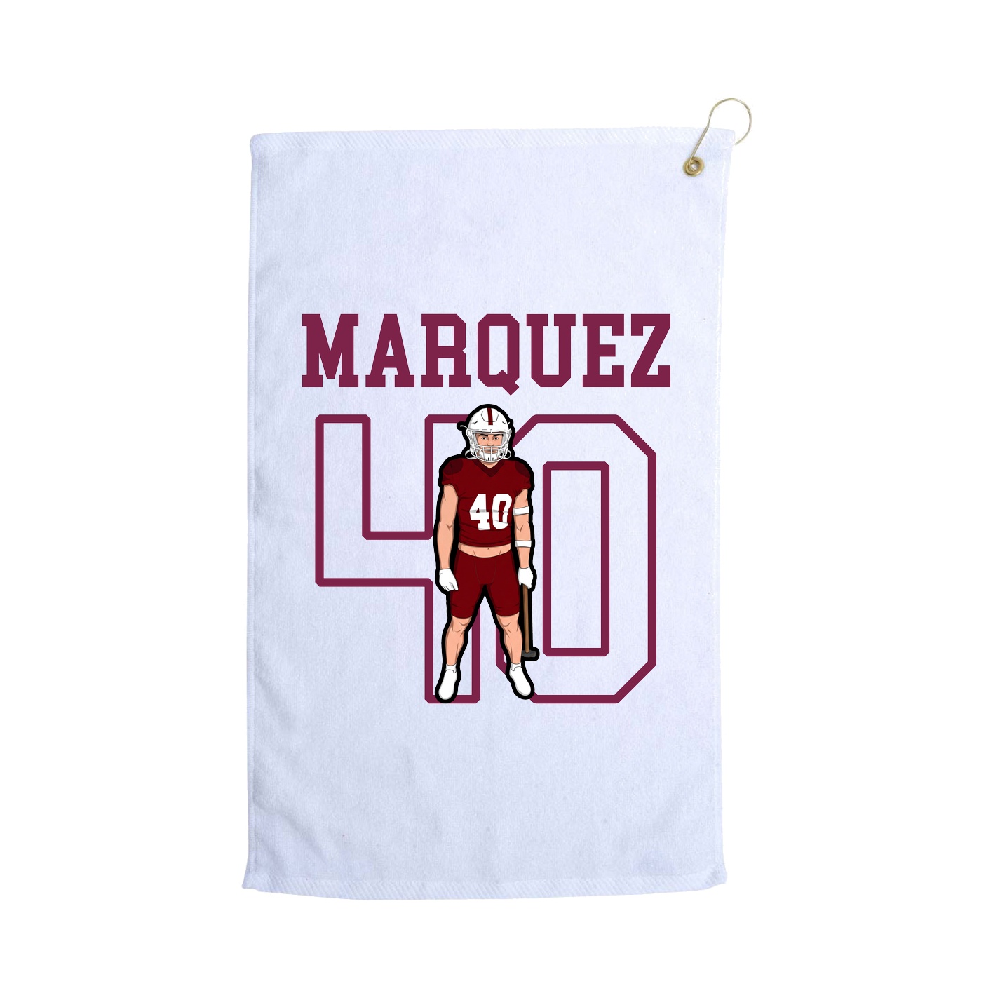Golf Towel — Shirsey in White