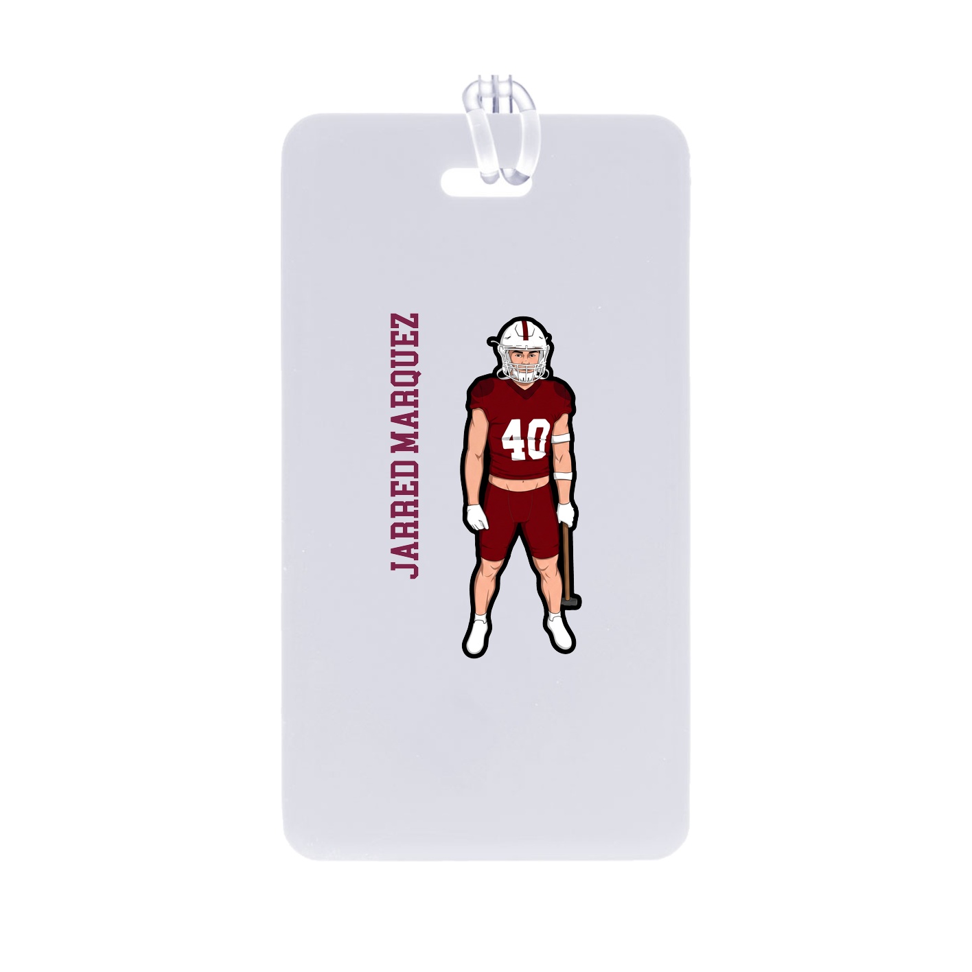 Bag Tag — Name Vertical in Classic