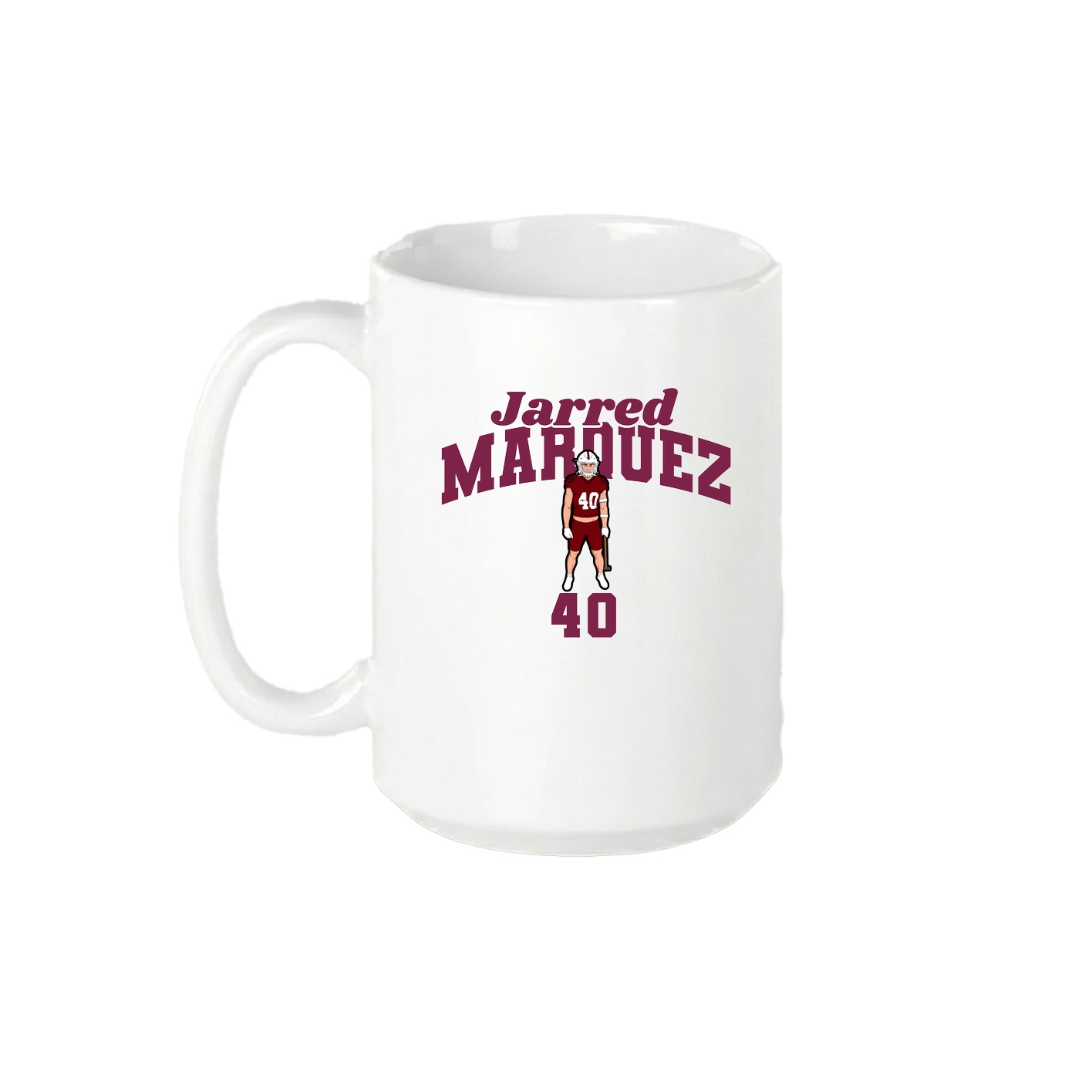 15oz Coffee Mug — Signature Arch in White