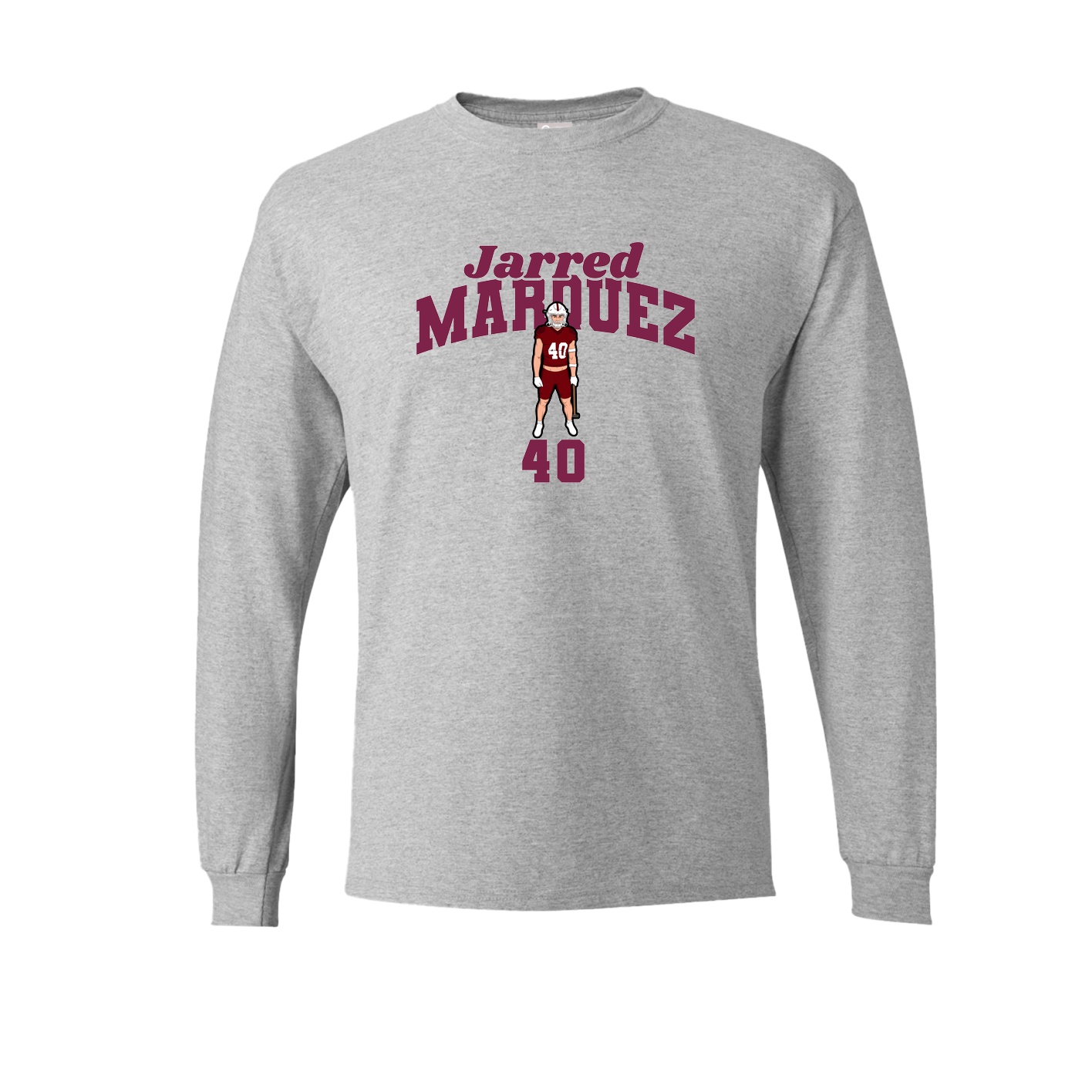 Long Sleeve Tee — Signature Arch in Grey