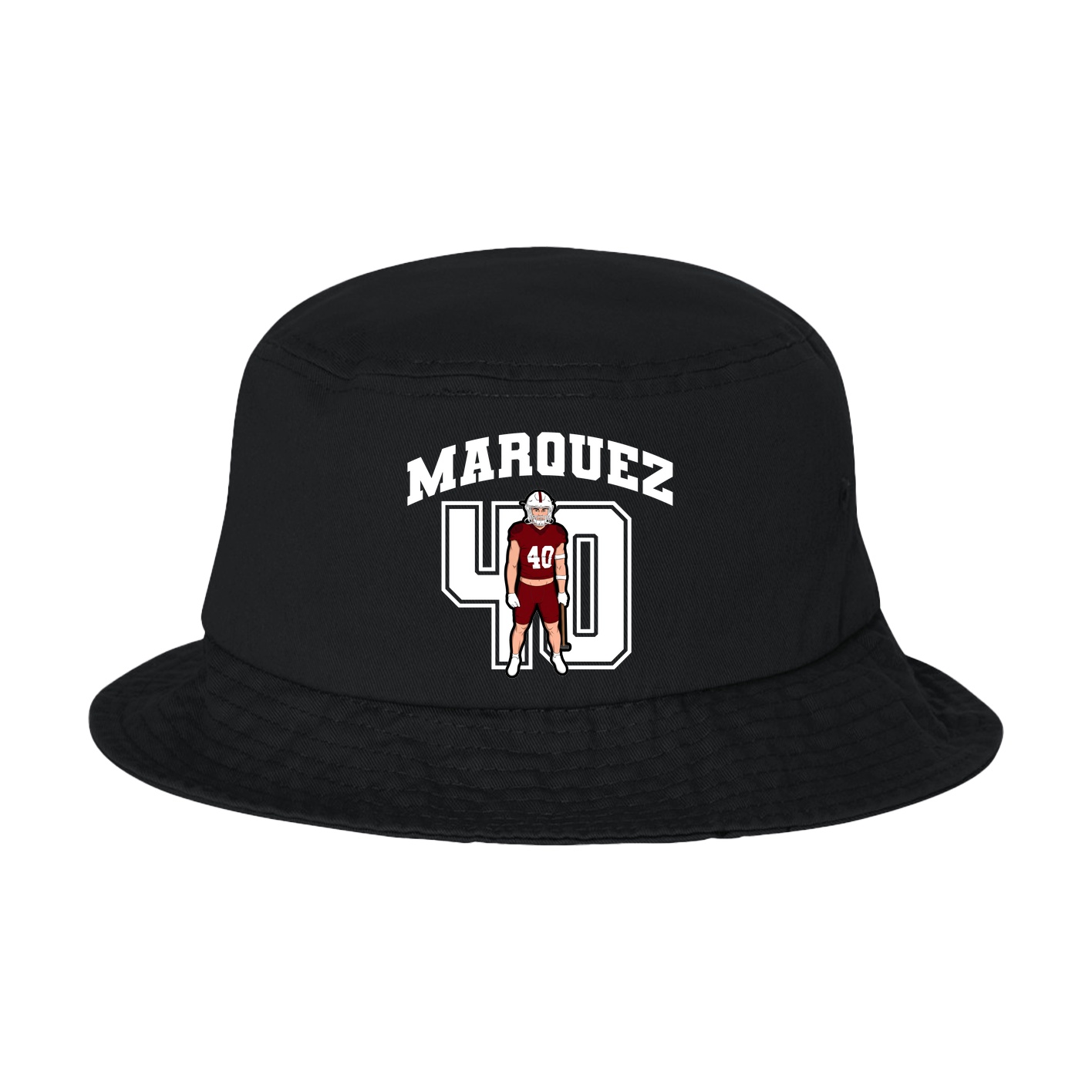 Bucket Cap — Number in Black