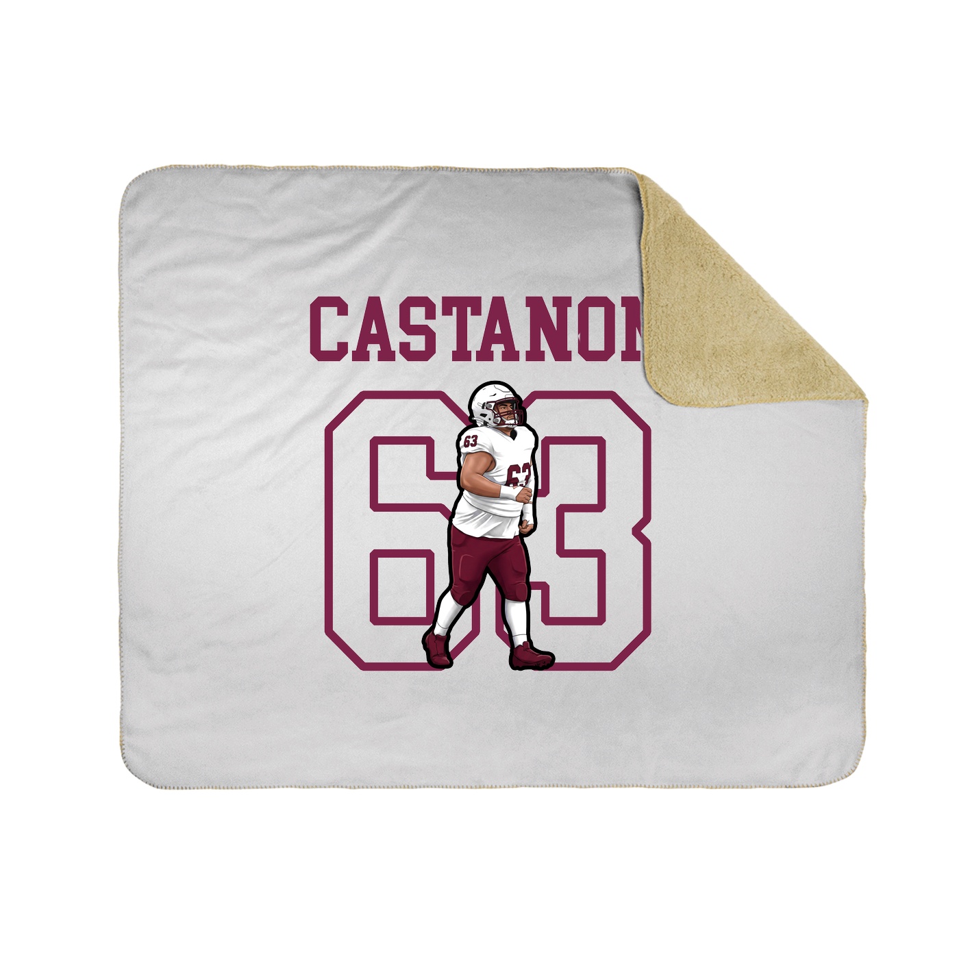 Throw Blanket — Shirsey in White