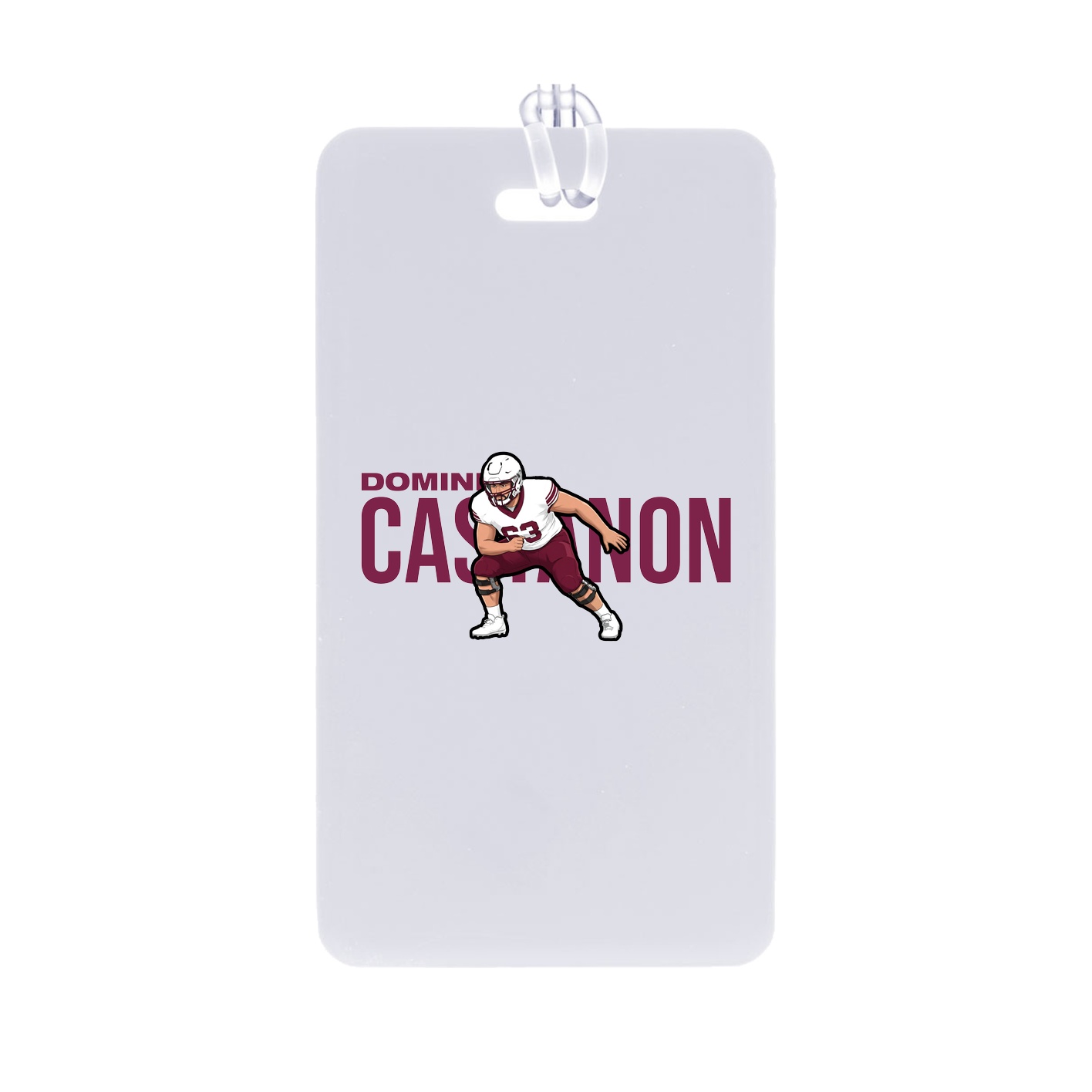 Bag Tag — Player Name in Classic