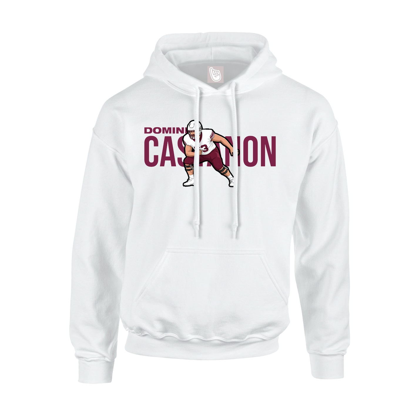 Hoodie — Player Name in White