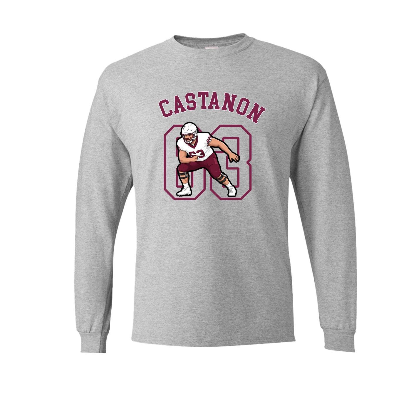 Long Sleeve Tee — Shirsey Arch in Grey