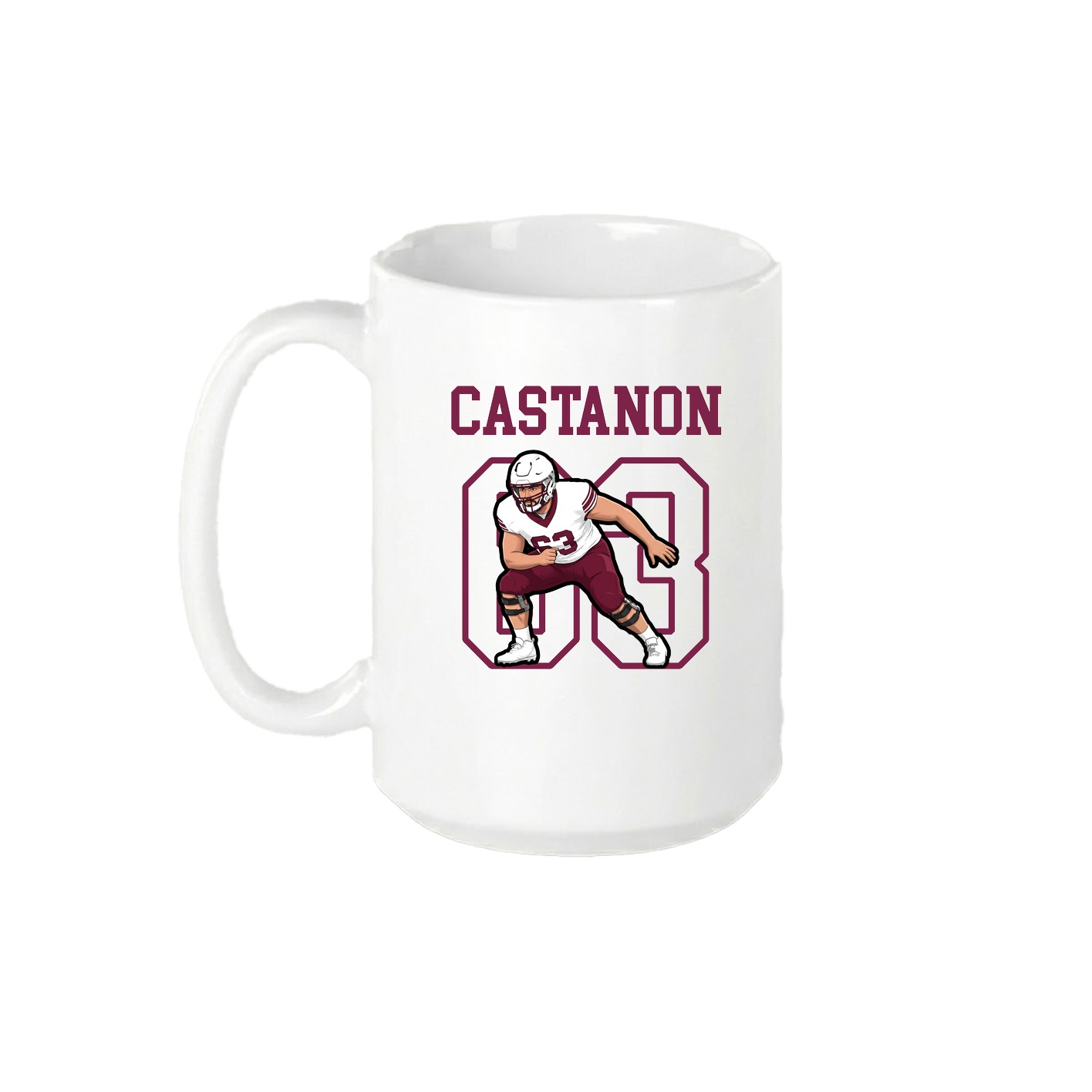 15oz Coffee Mug — Shirsey in White