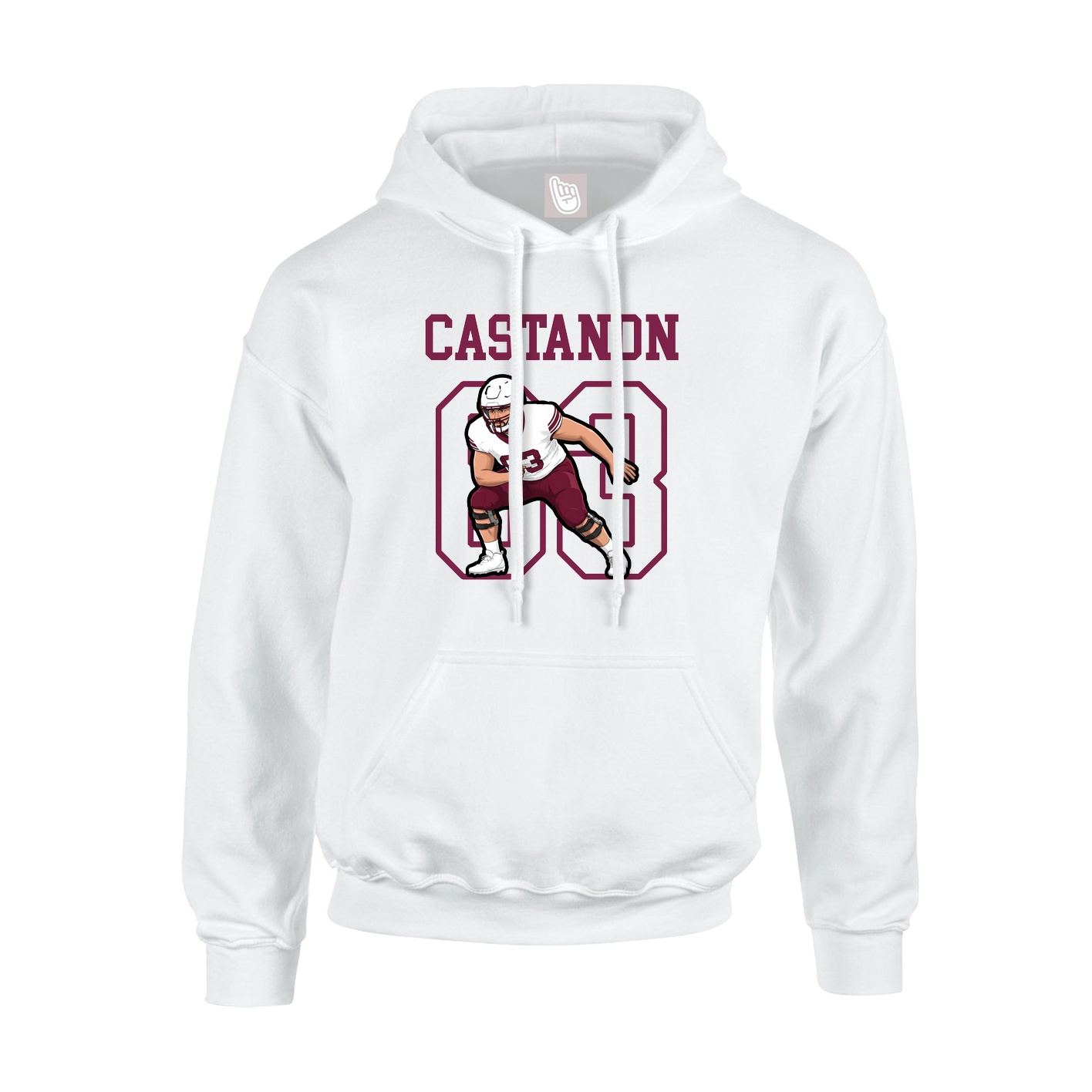 Youth Hoodie — Shirsey in White