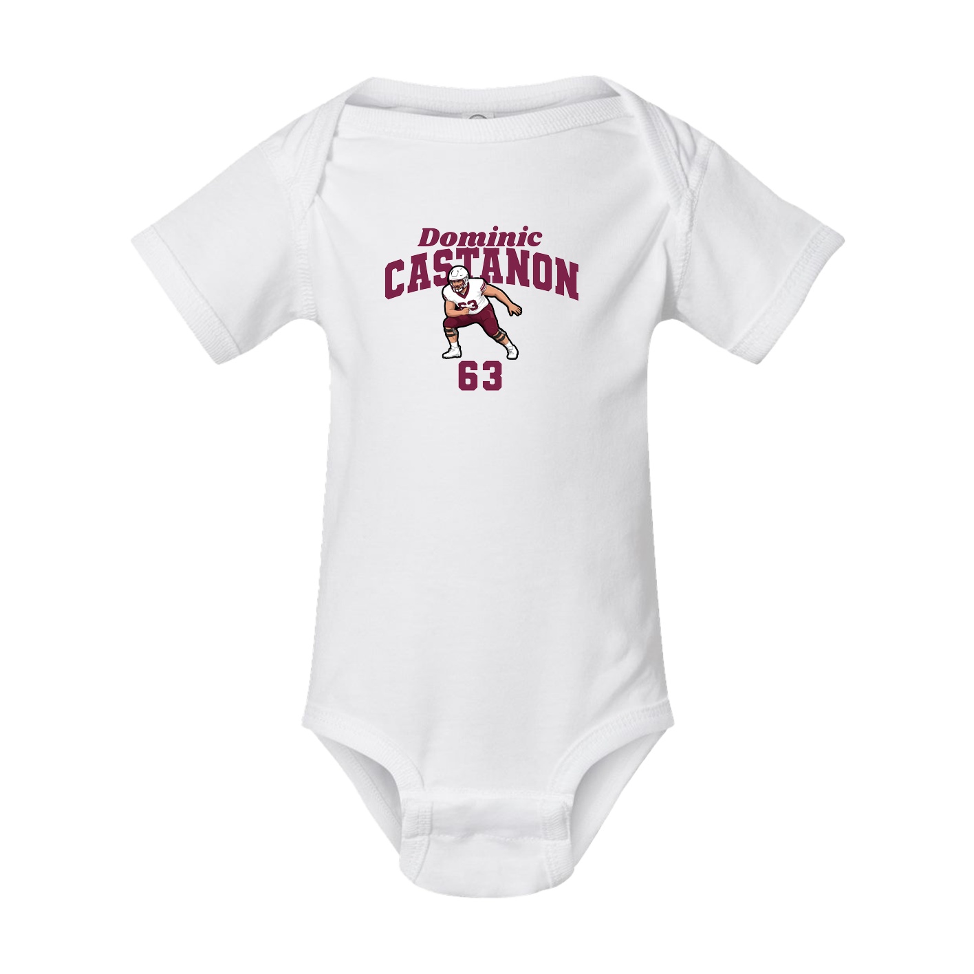 Baby Onesie — Signature Arch in White