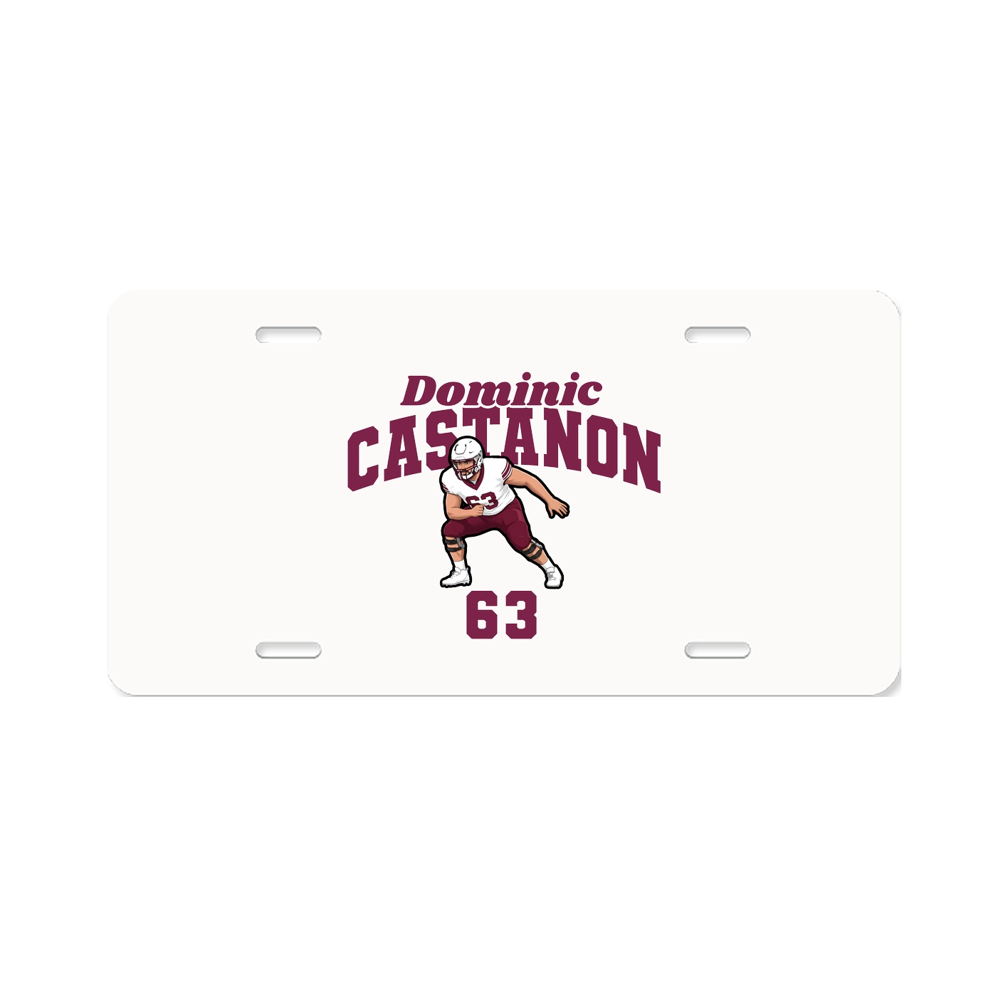 License Plate — Signature Arch in Classic