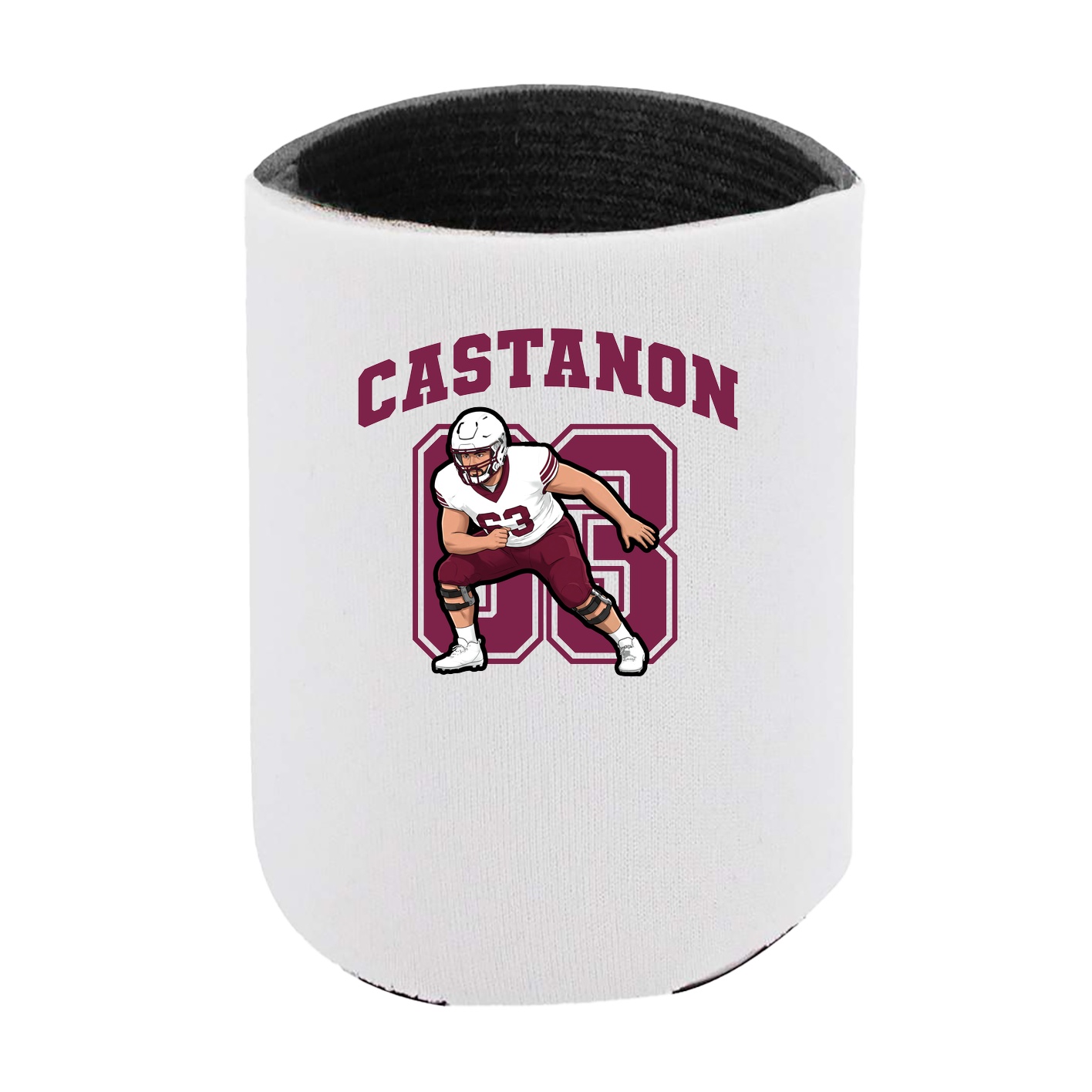 Can Holder — Number in White