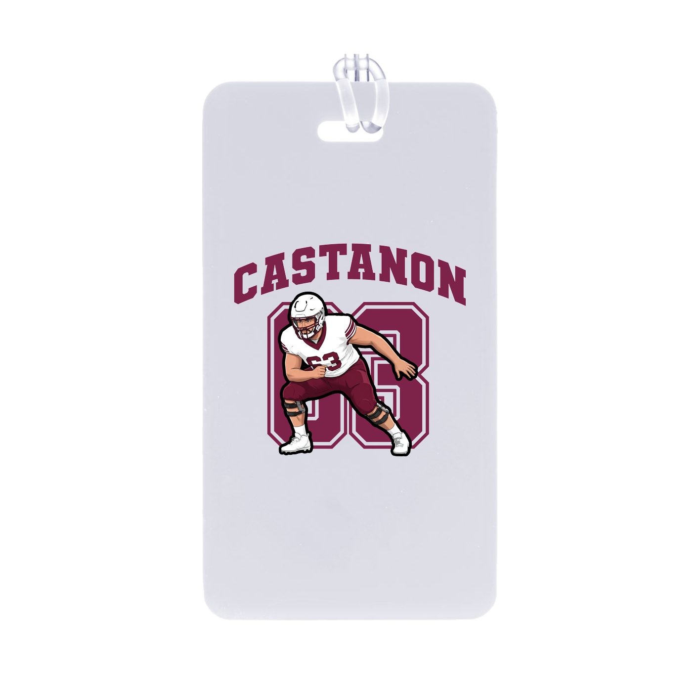 Bag Tag — Number in Classic