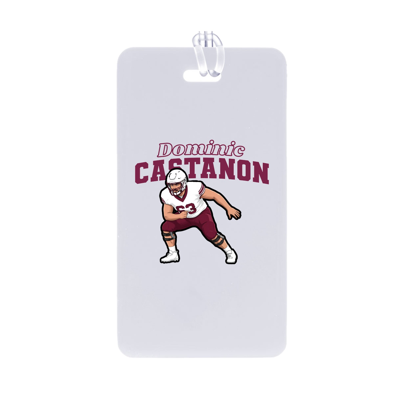 Bag Tag — Name Arch in Classic