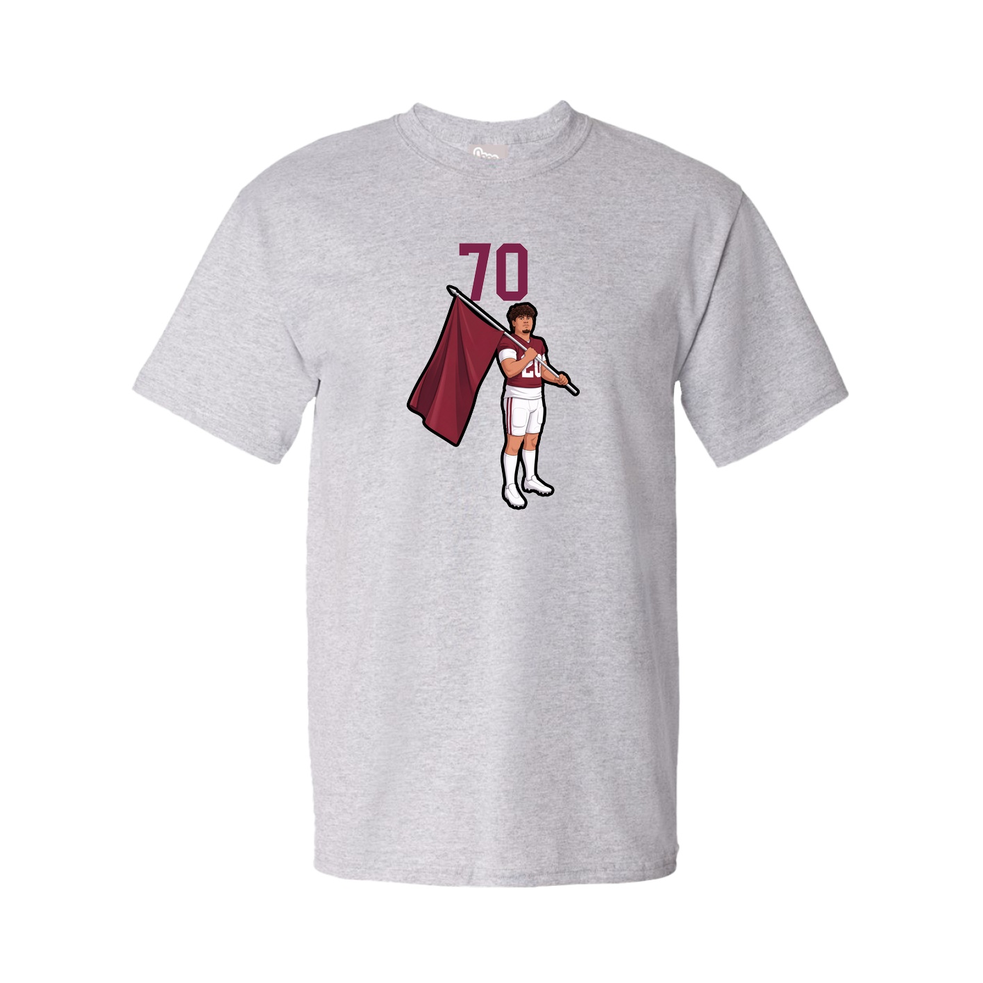 Tee — Number Top in Grey