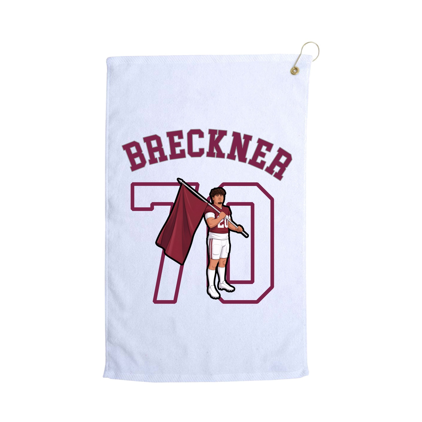 Golf Towel — Shirsey Arch in White