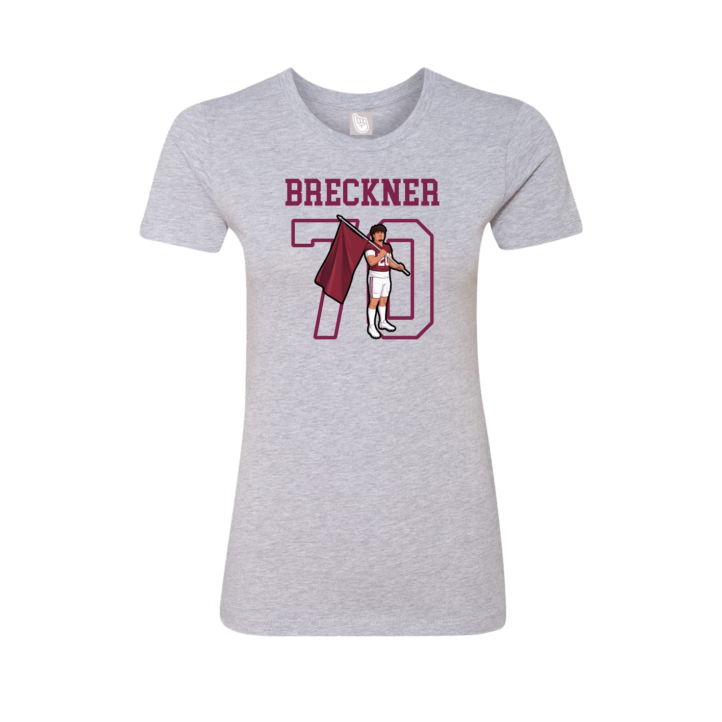 Fitted Women's Tee — Shirsey in Grey
