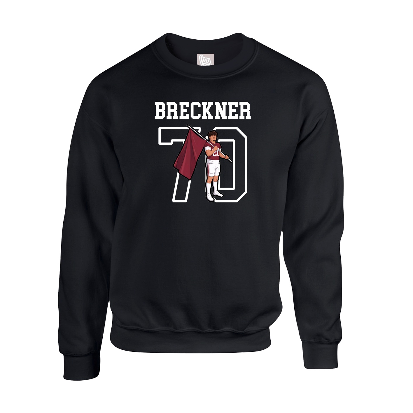 Fleece Crew — Shirsey in Black