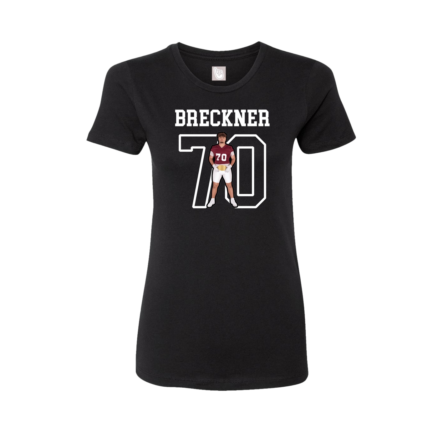 Fitted Women's Tee — Shirsey in Black