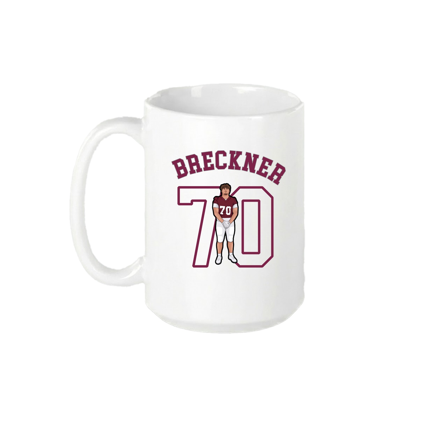 15oz Coffee Mug — Shirsey Arch in White