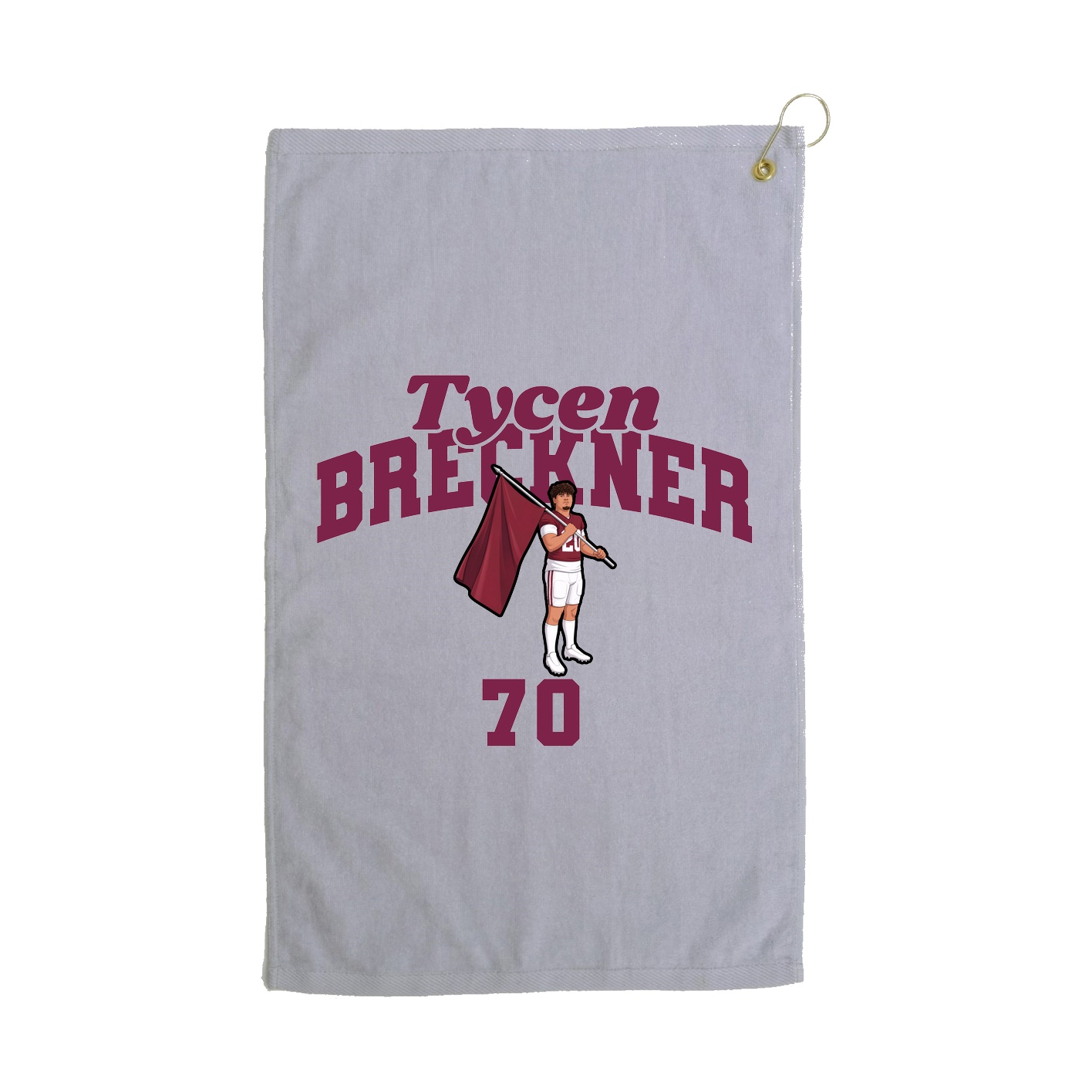 Golf Towel — Signature Arch in Grey