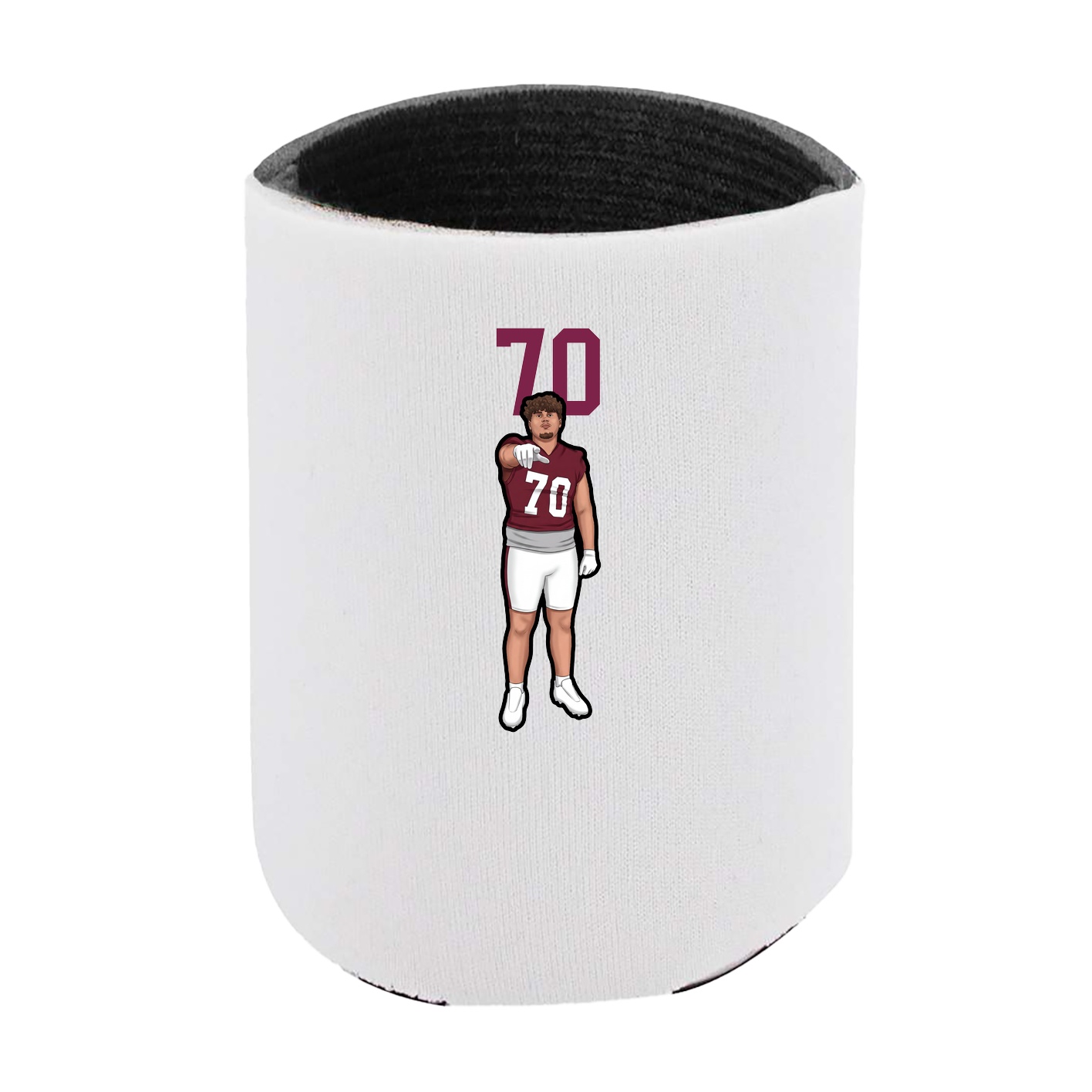 Can Holder — Number Top in White