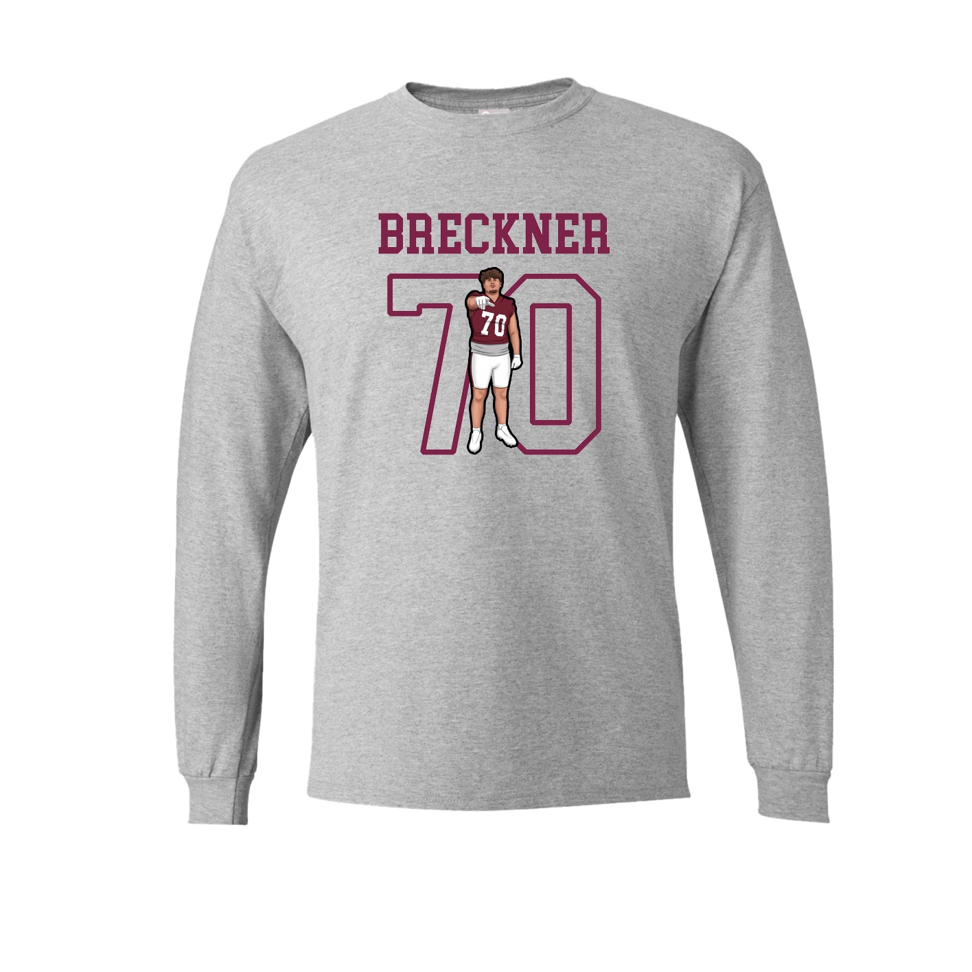 Long Sleeve Tee — Shirsey in Grey