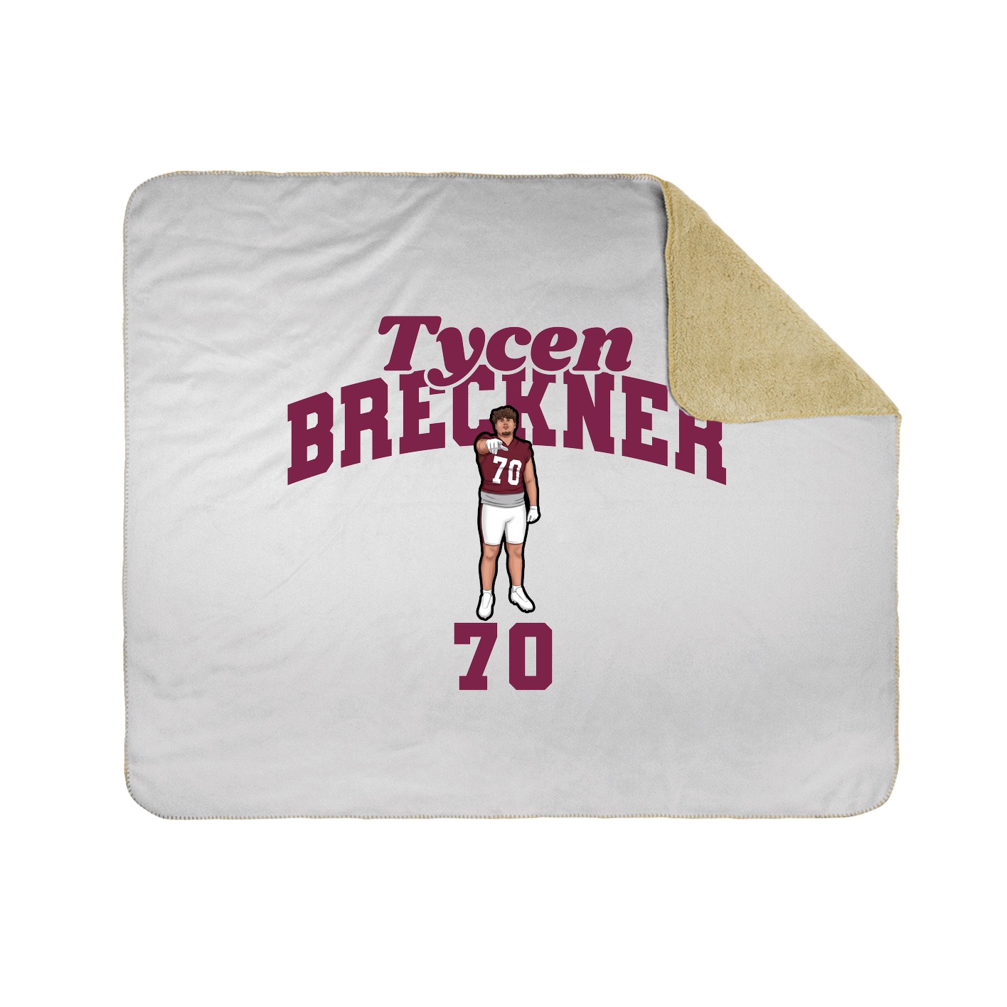 Throw Blanket — Signature Arch in White