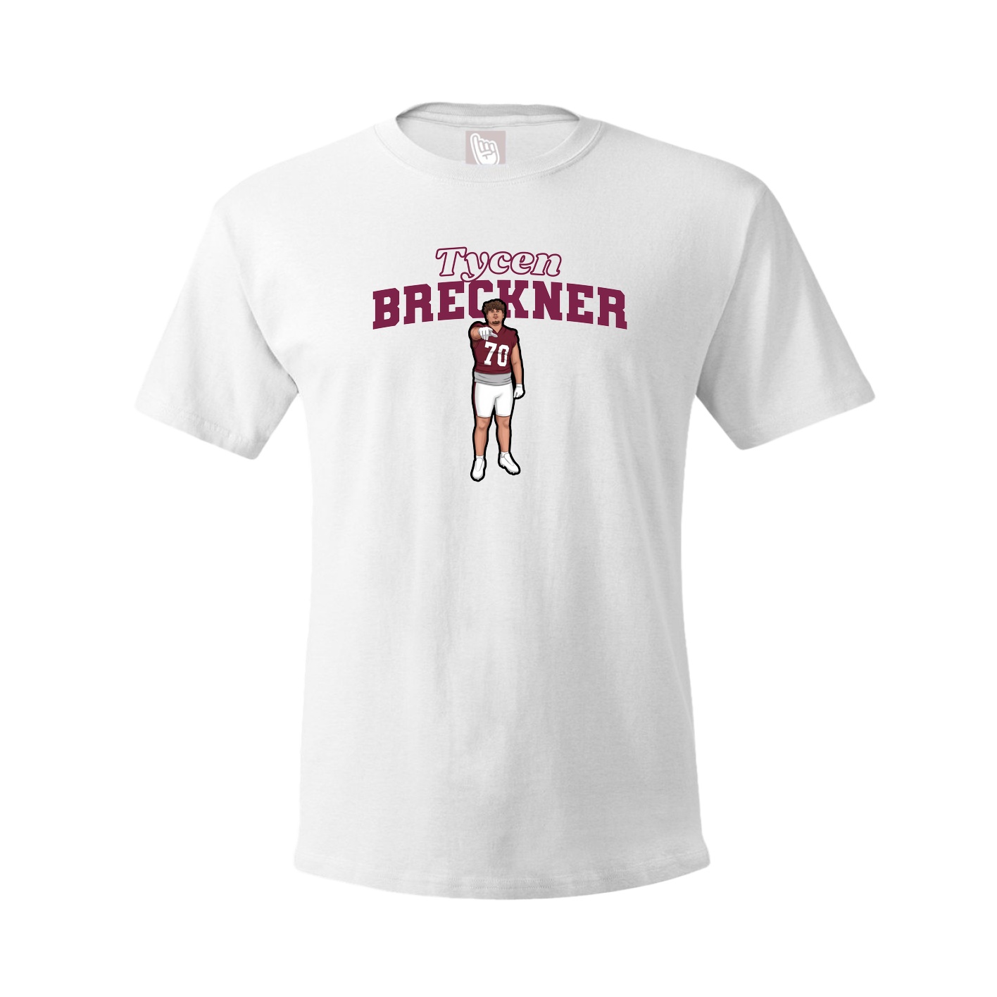 Tee — Name Arch in White