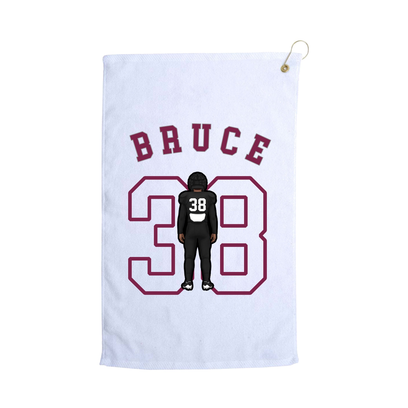 Golf Towel — Shirsey Arch in White