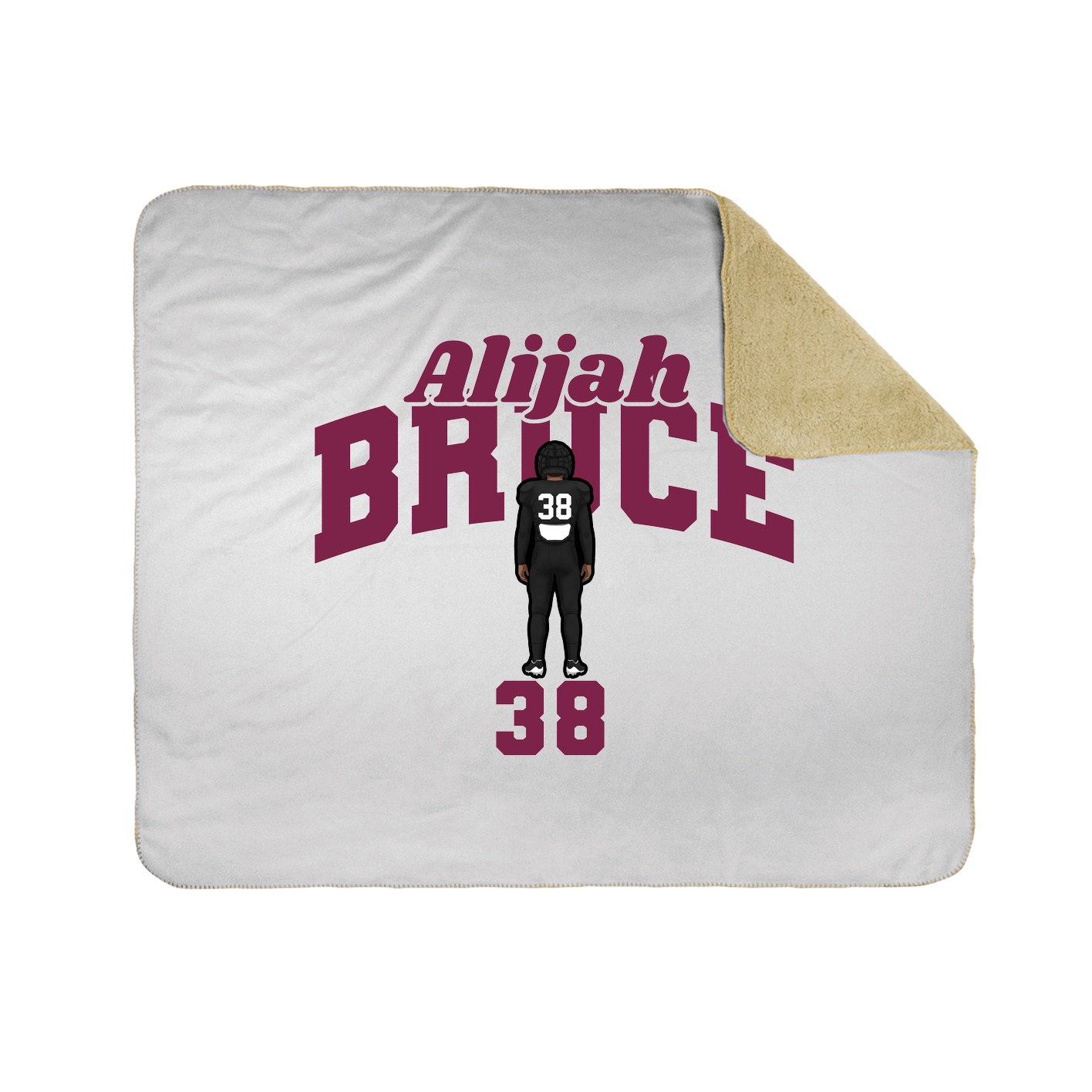 Throw Blanket — Signature Arch in White