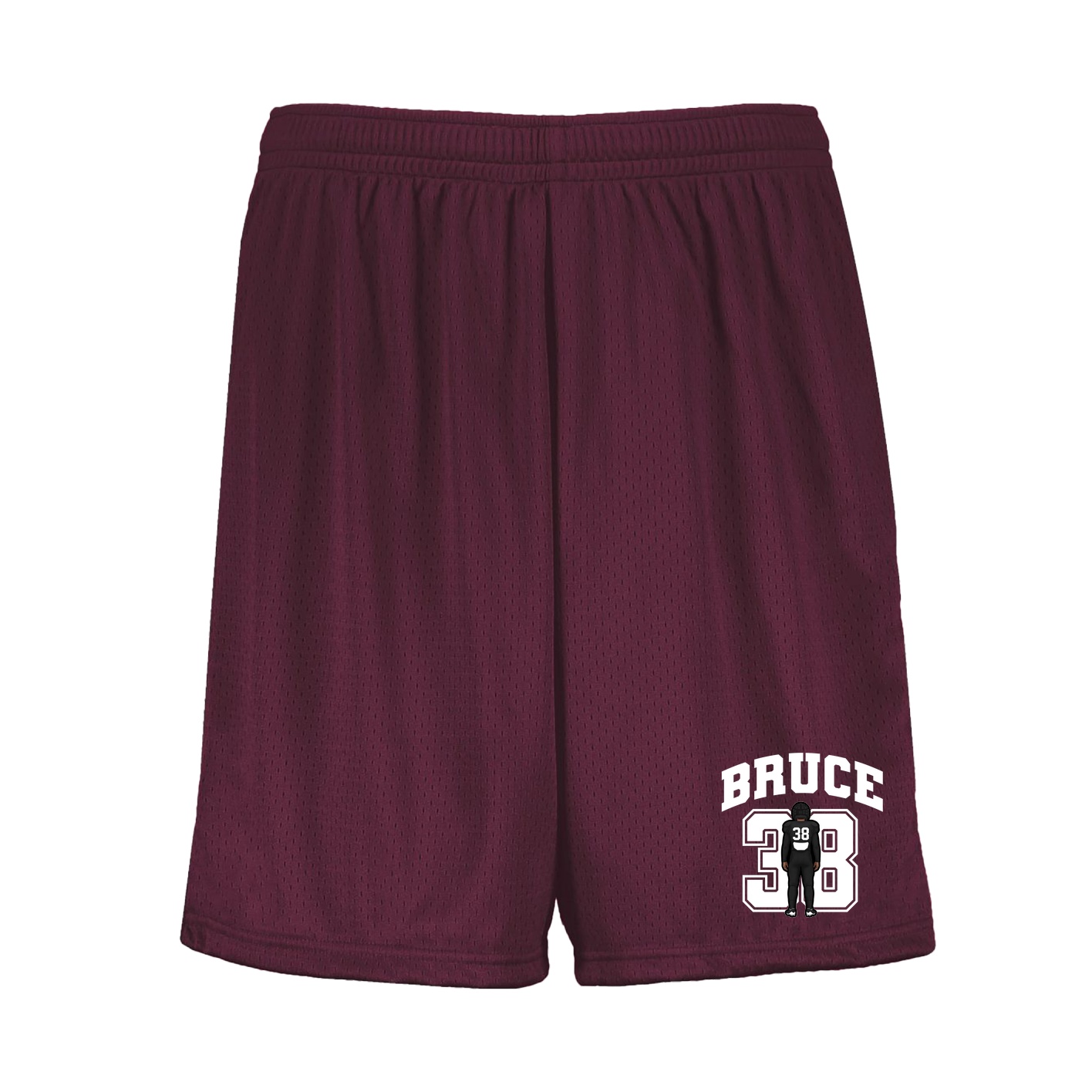 Shorts — Number in Maroon