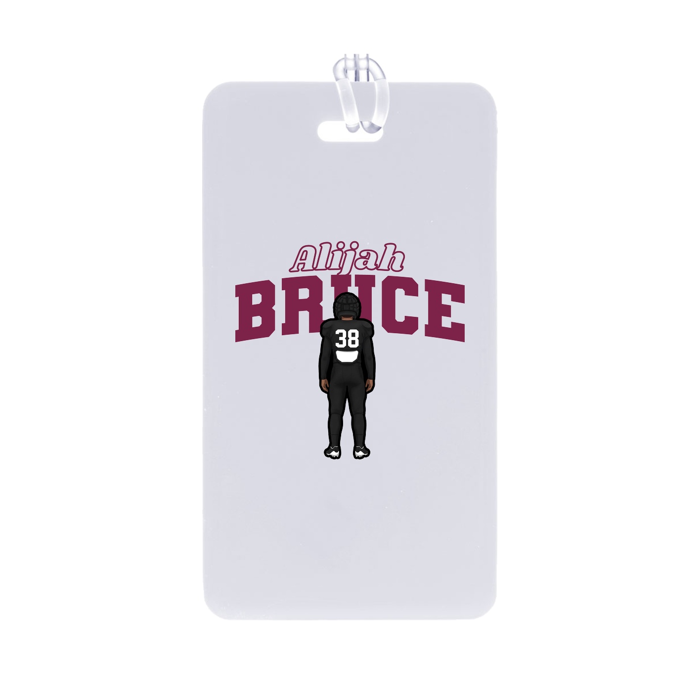 Bag Tag — Name Arch in Classic