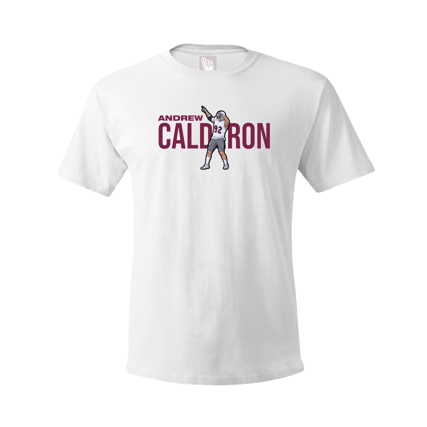 Youth Tee — Player Name in White
