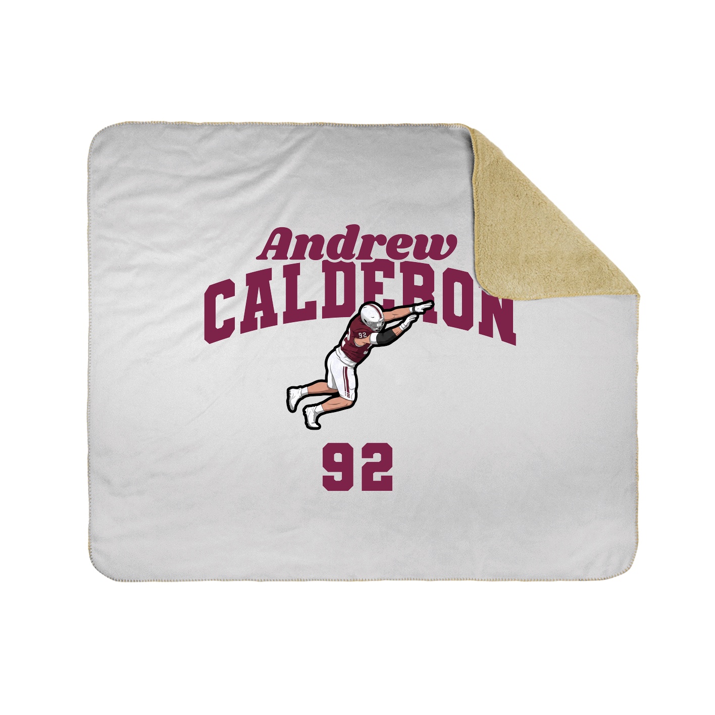Throw Blanket — Signature Arch in White