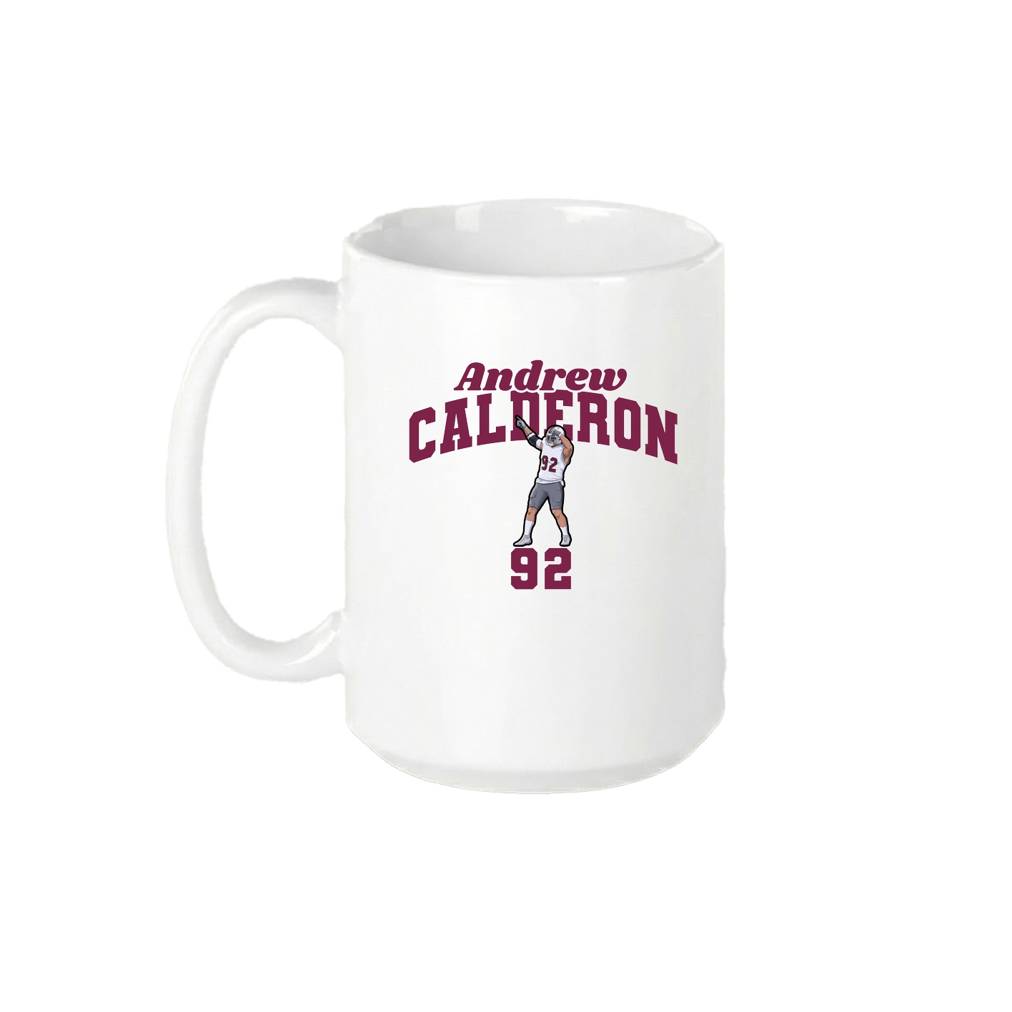 15oz Coffee Mug — Signature Arch in White