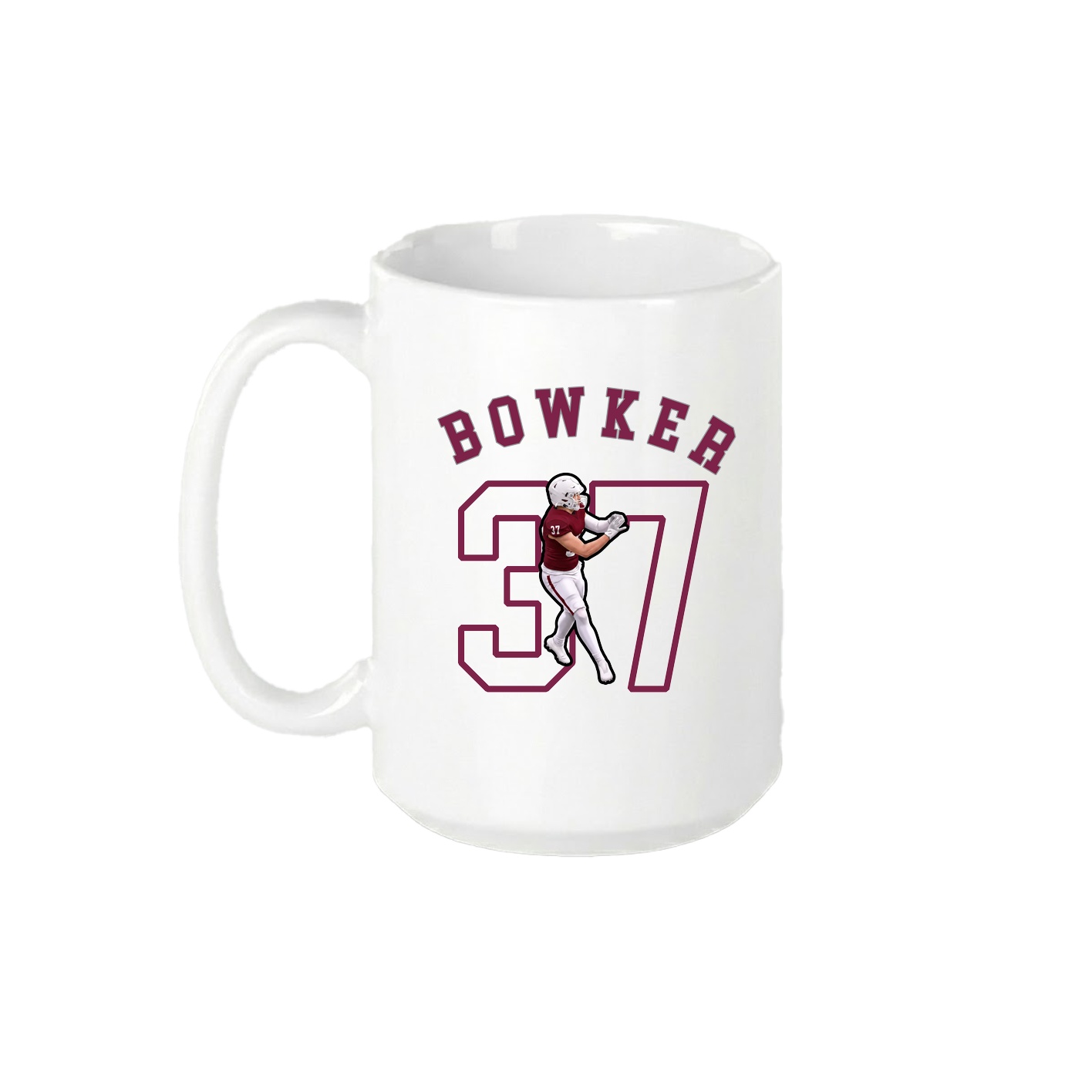 15oz Coffee Mug — Shirsey Arch in White