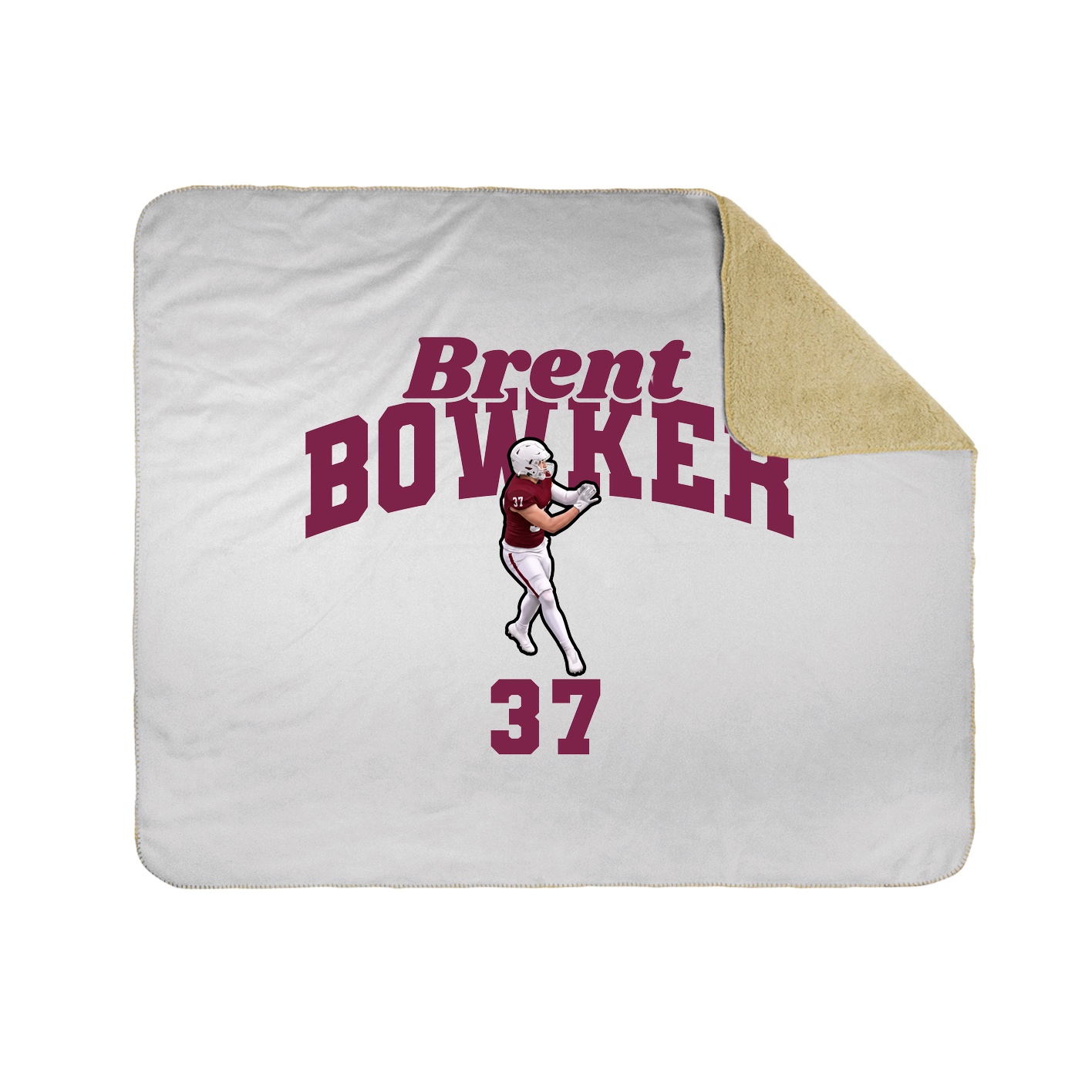 Throw Blanket — Signature Arch in White